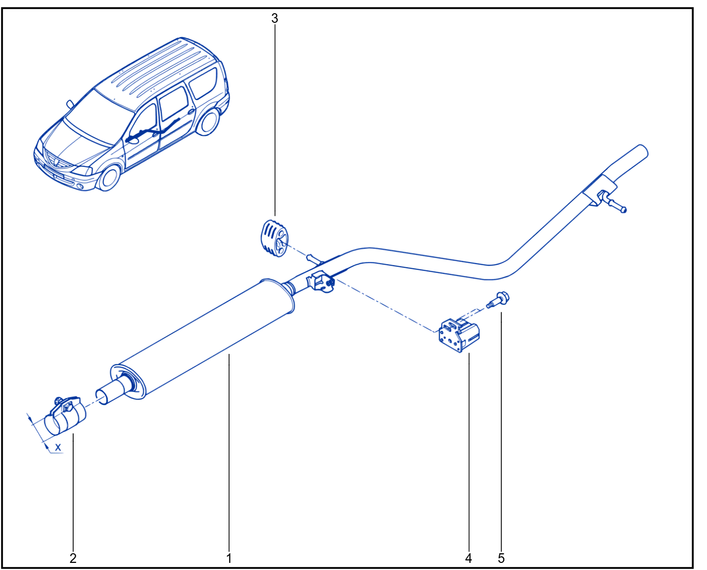 Exhaust Pipe - 01024976