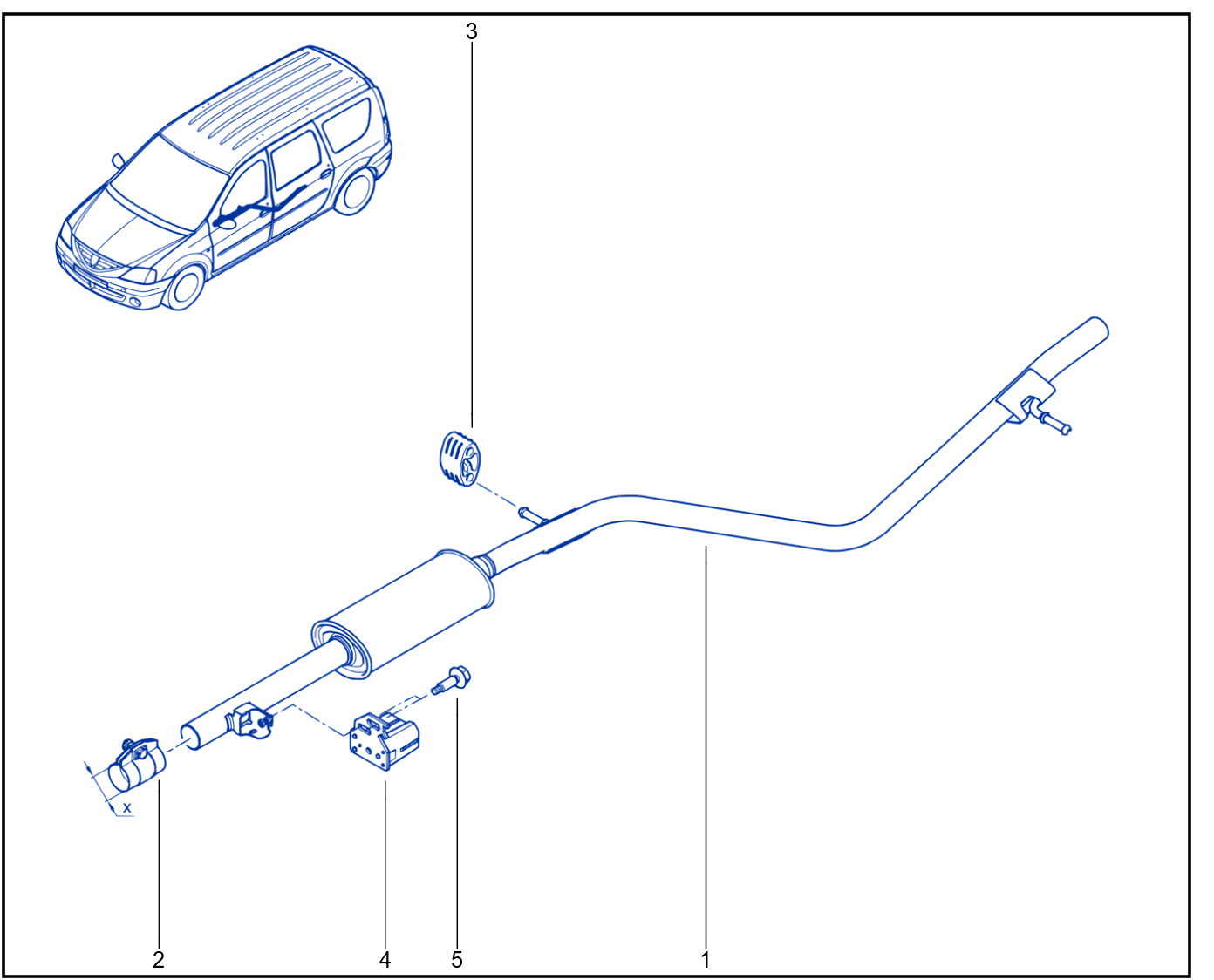 Exhaust Pipe - 01024977