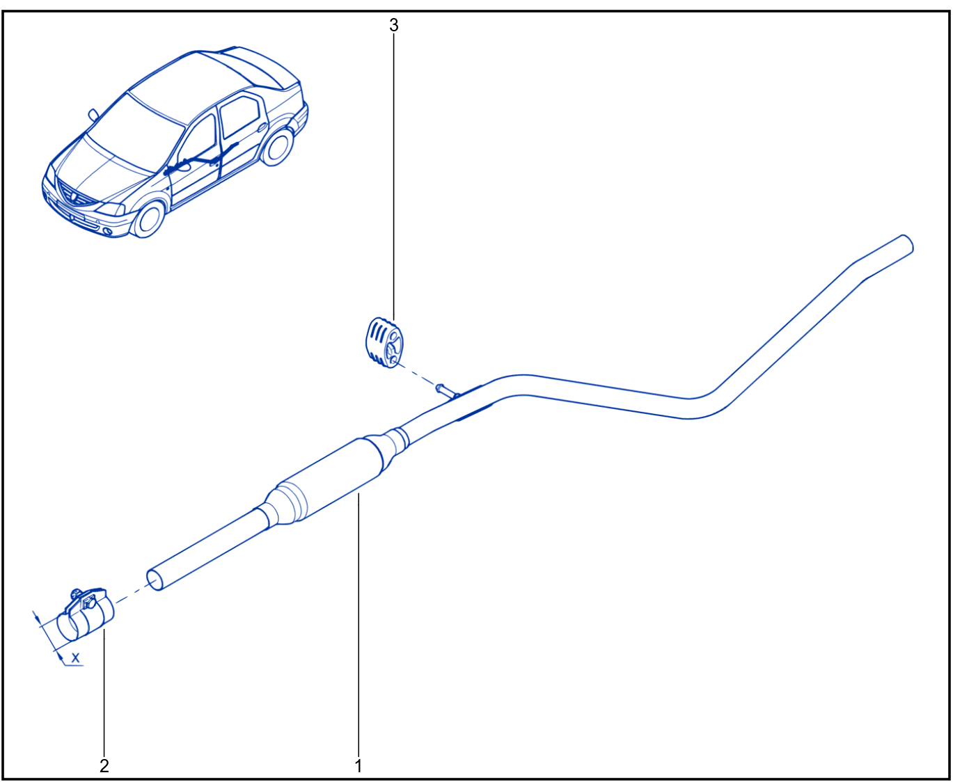 Exhaust Pipe - 01024978