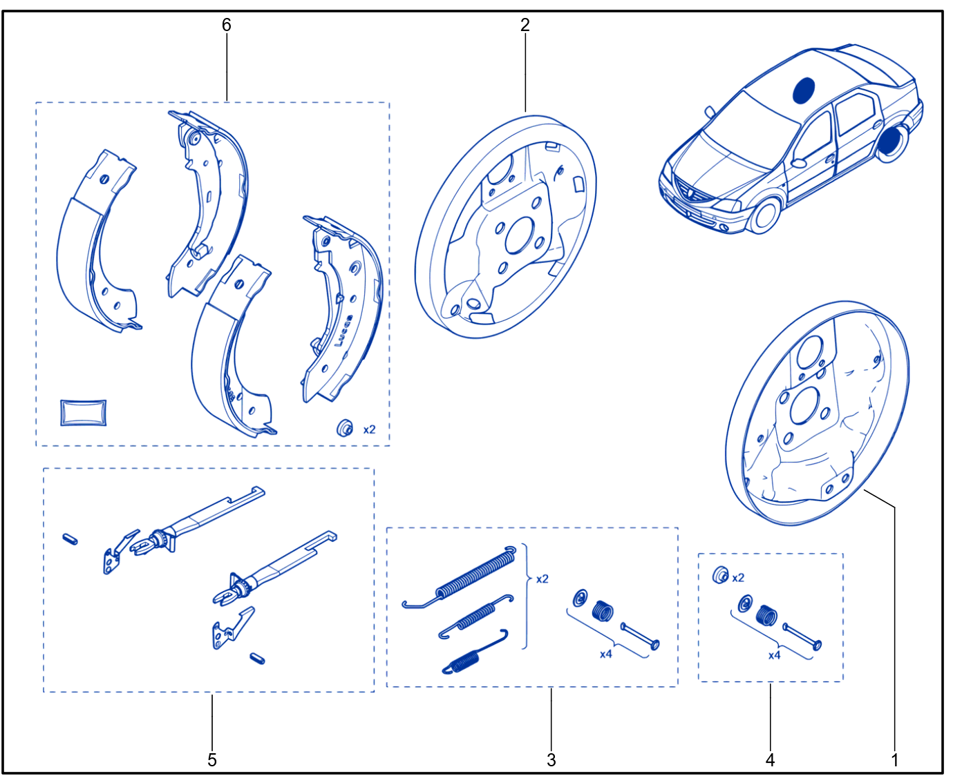 Rear Brake - 01025047
