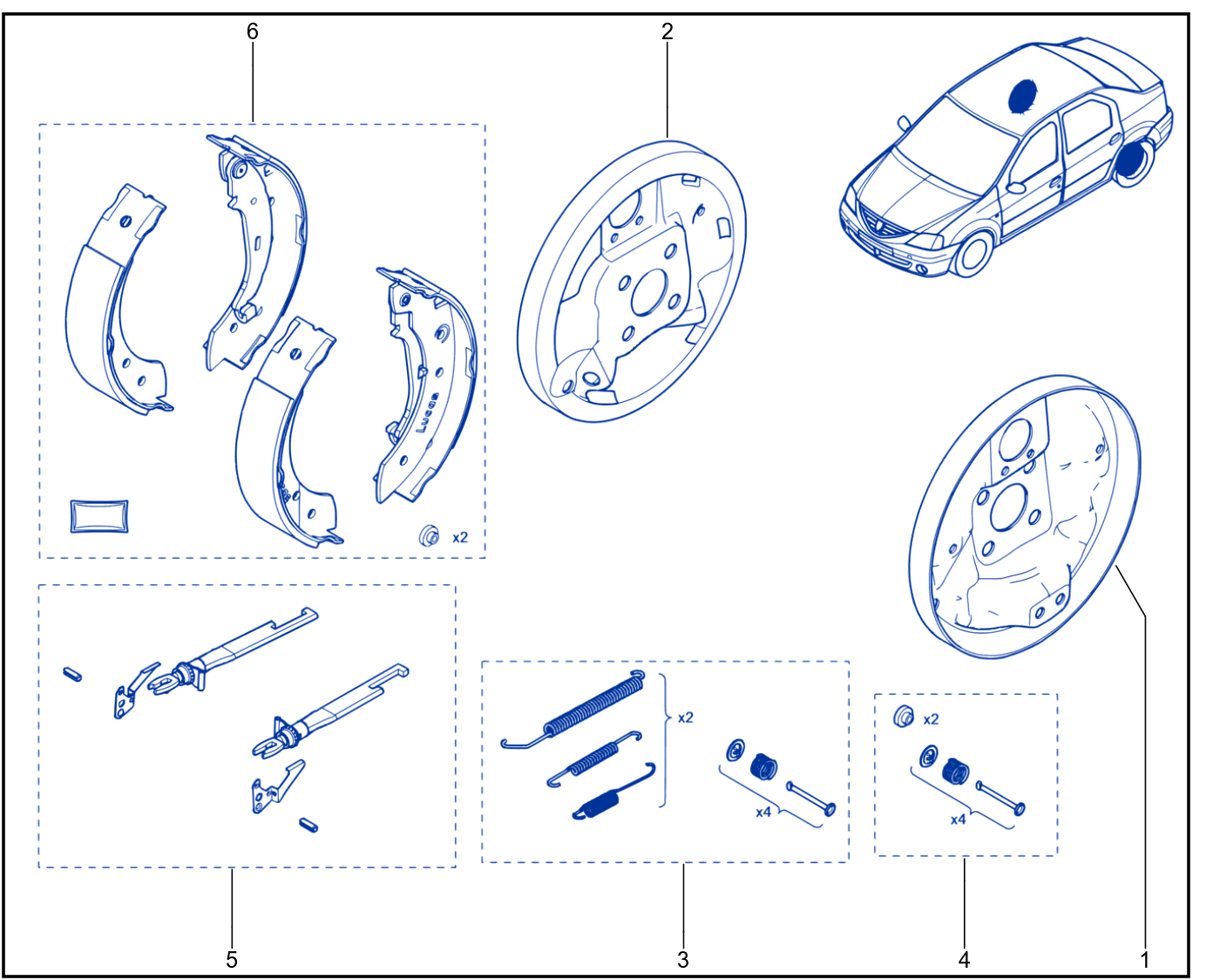 Rear Brake - 01025049