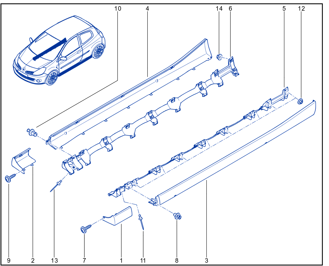 Aerodynamic Component - Side Step - 01025117