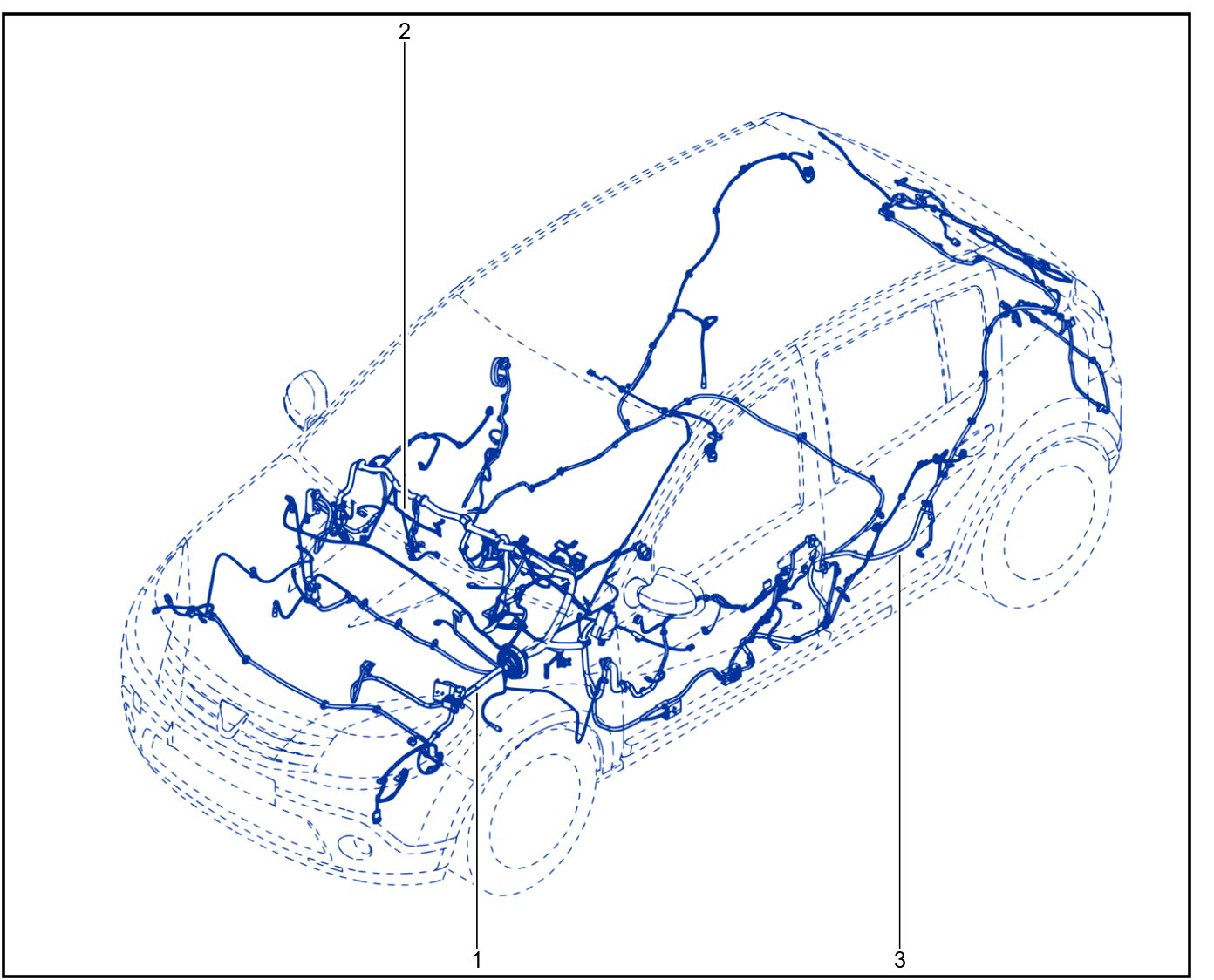 Wiring - Passenger Compartment Components - 01025164
