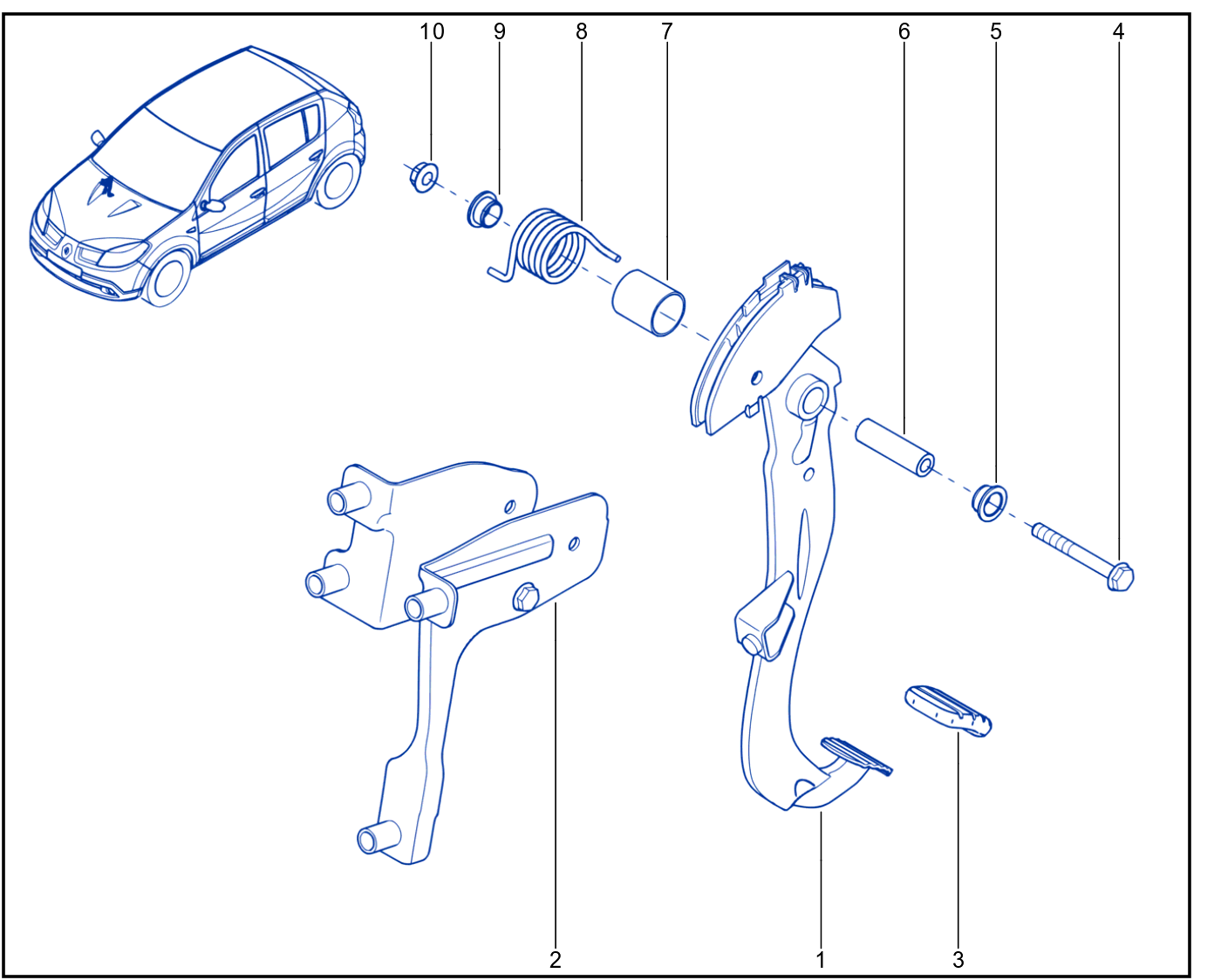 Pedal Assembly - 01025258