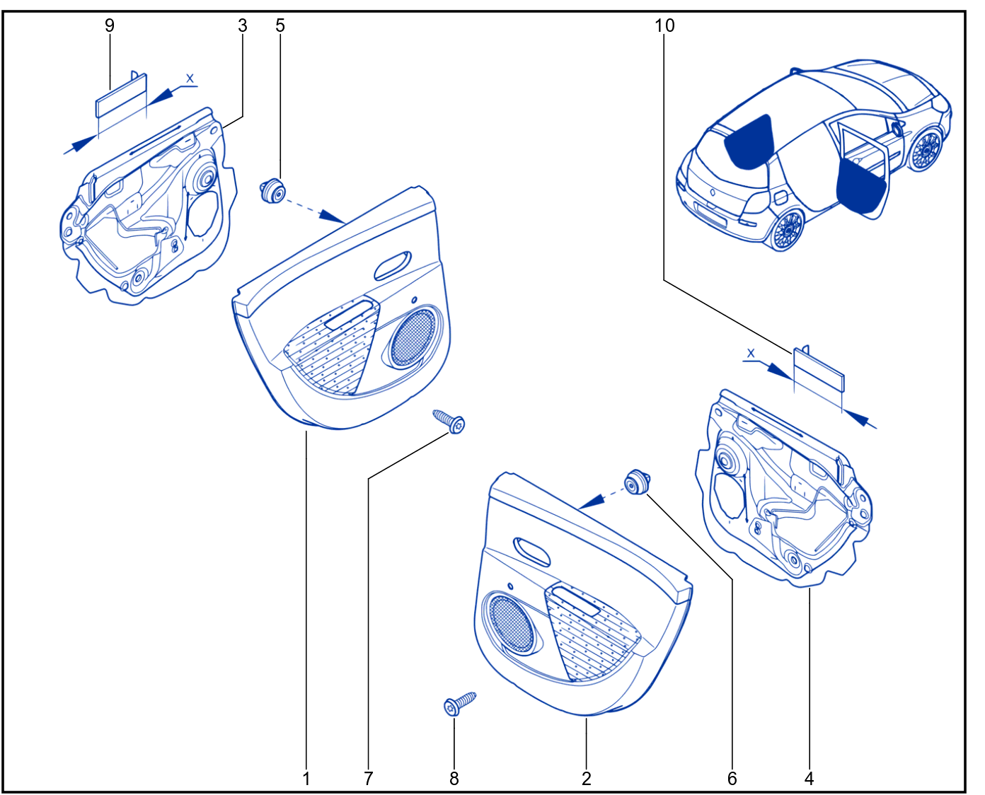 Side Opening Element Trim - 01025276