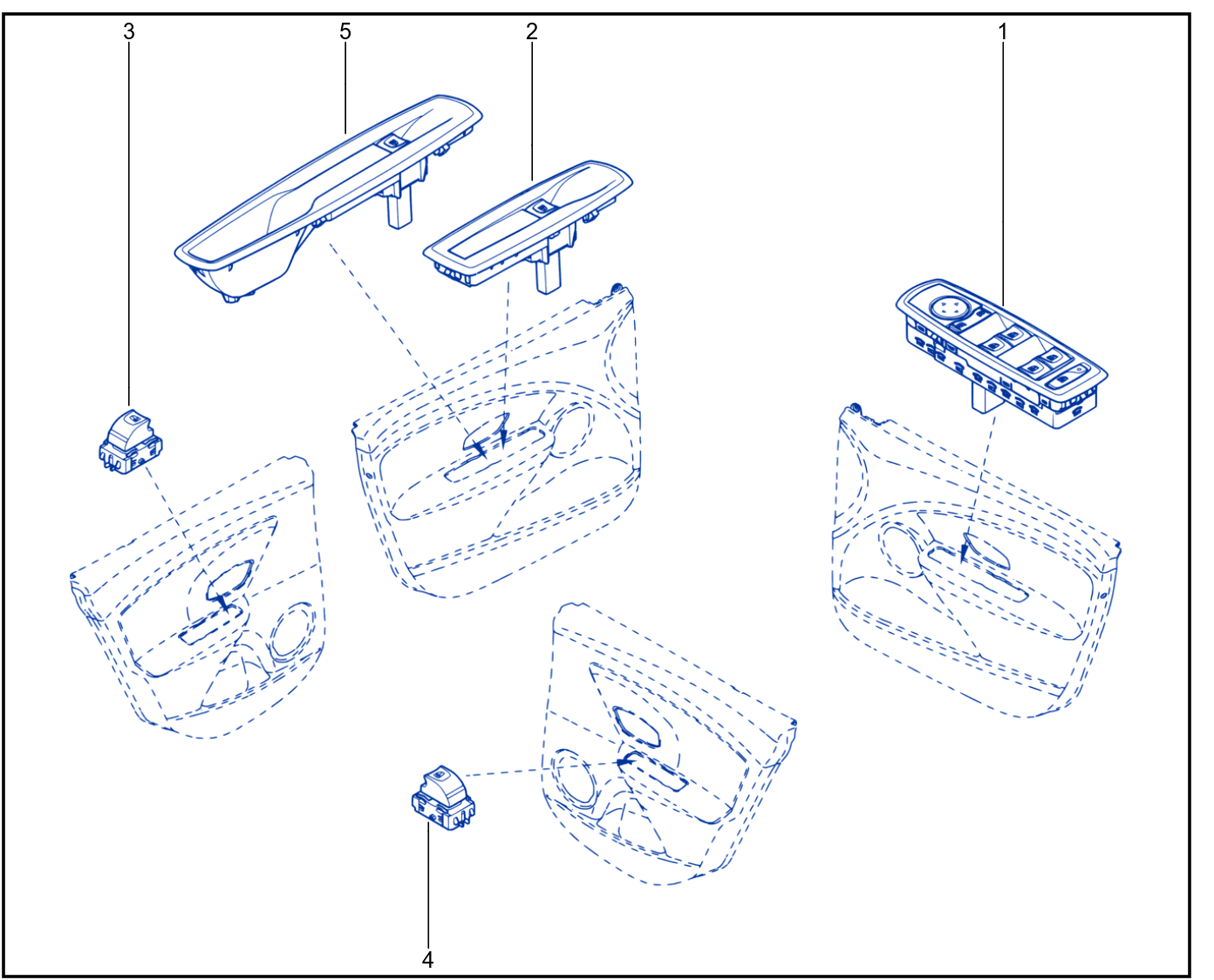 Control On Side Opening Elements - 01025339