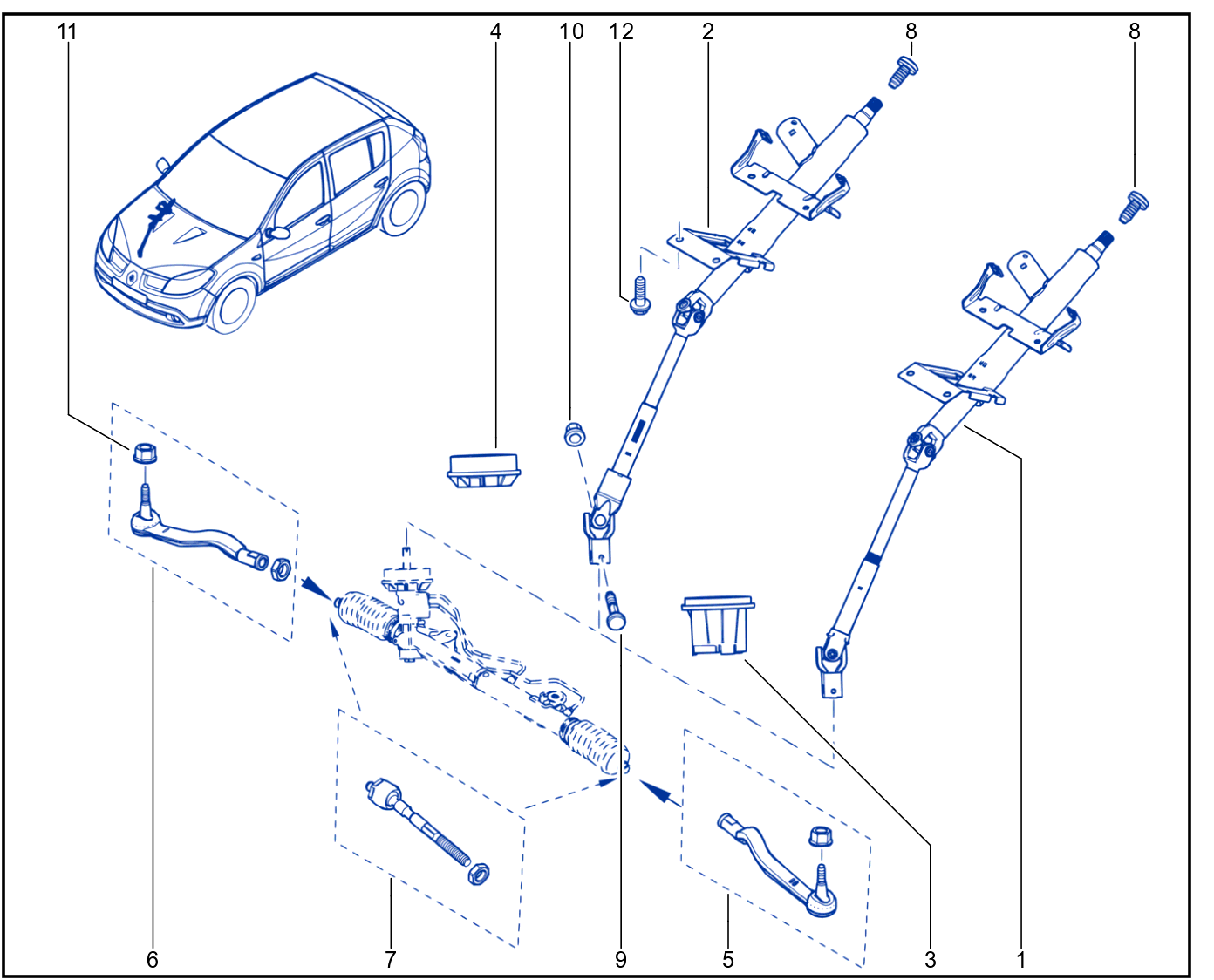 Steering Column - 01025532