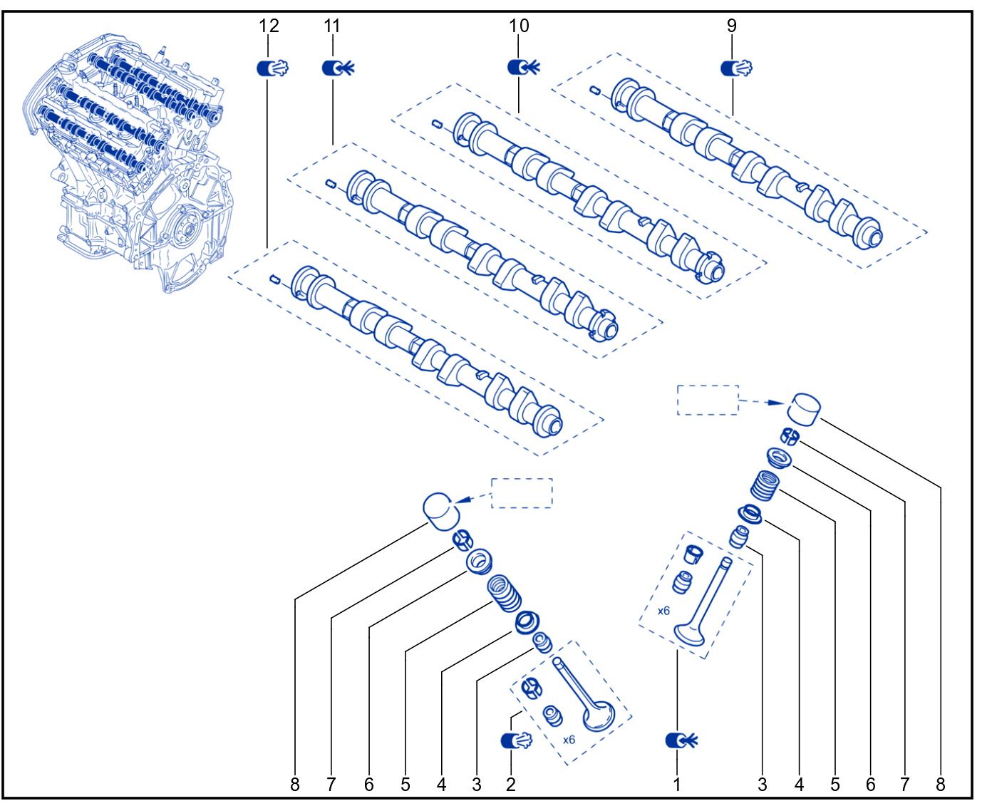 Timing - Camshaft - Valve - 01025768