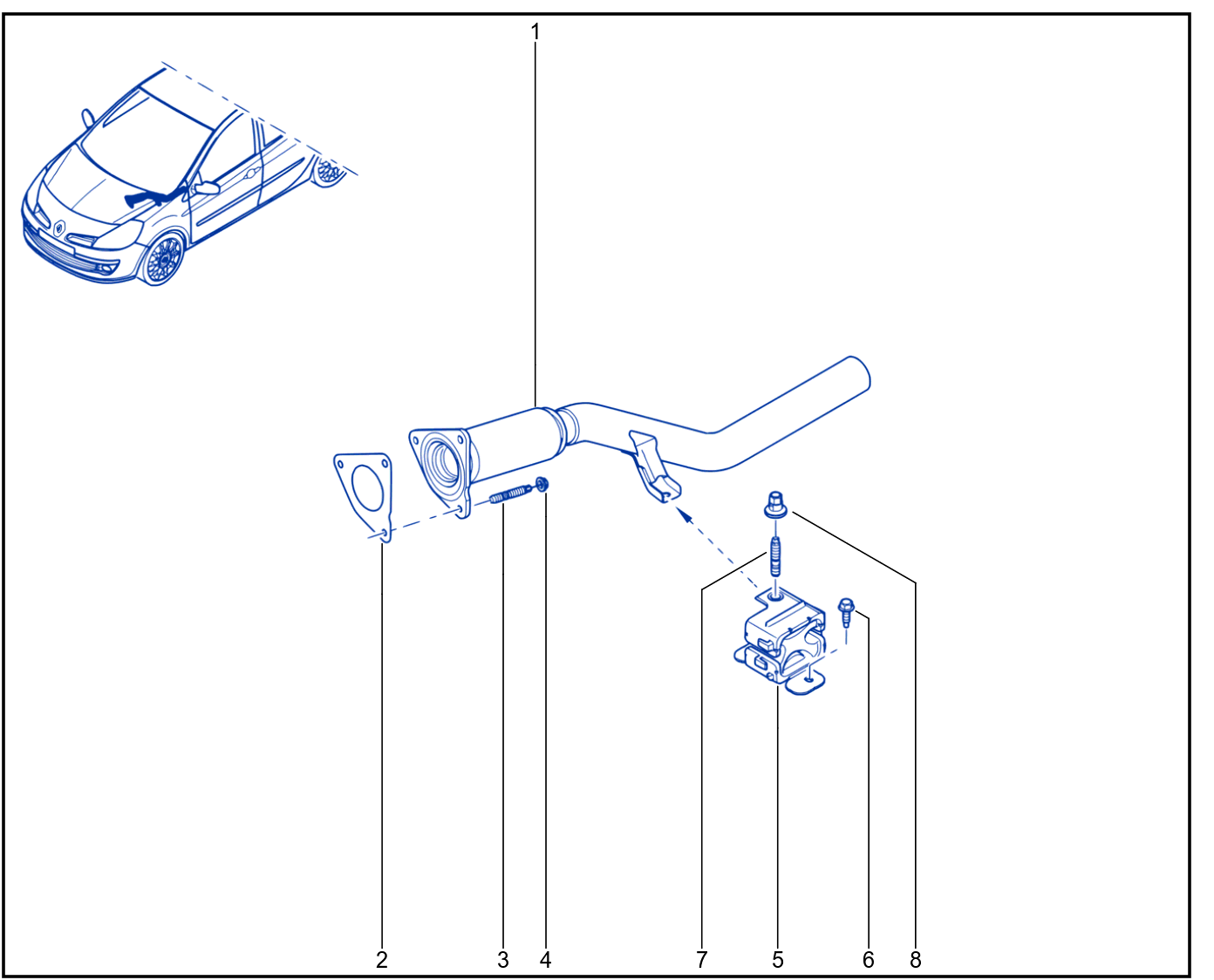 Exhaust Pipe - 01025778