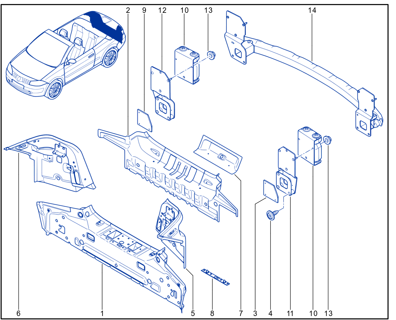 Rear End Panel - 01025934
