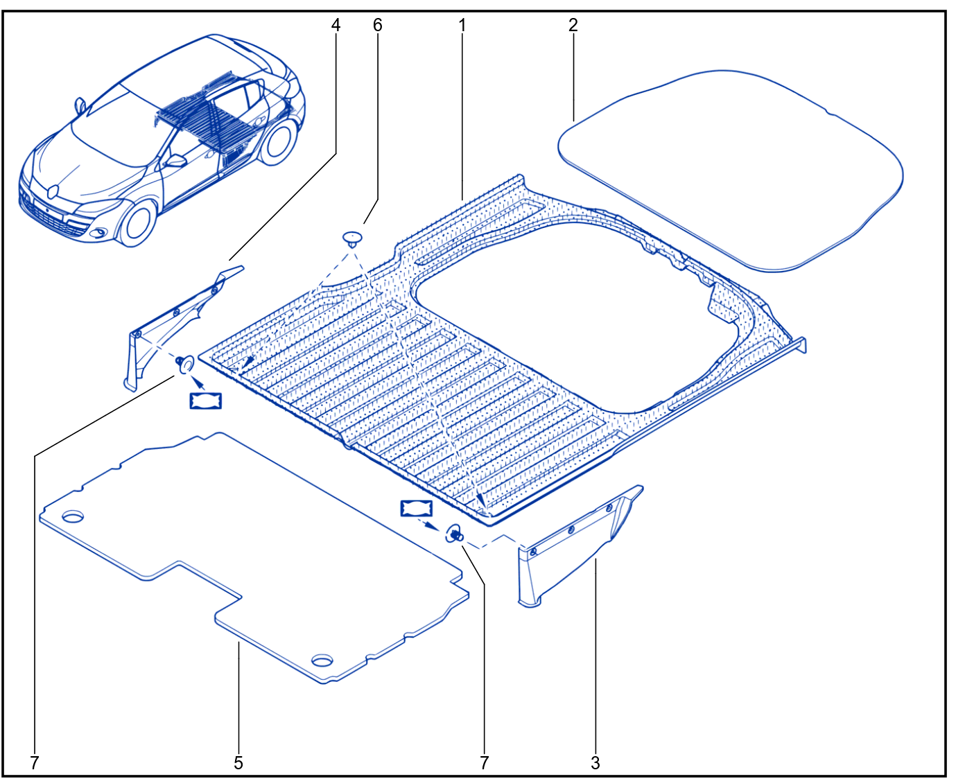 Luggage Compartment Trim - 01026321