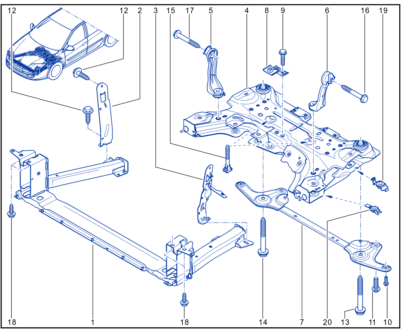 Front Axle Component - 01026452