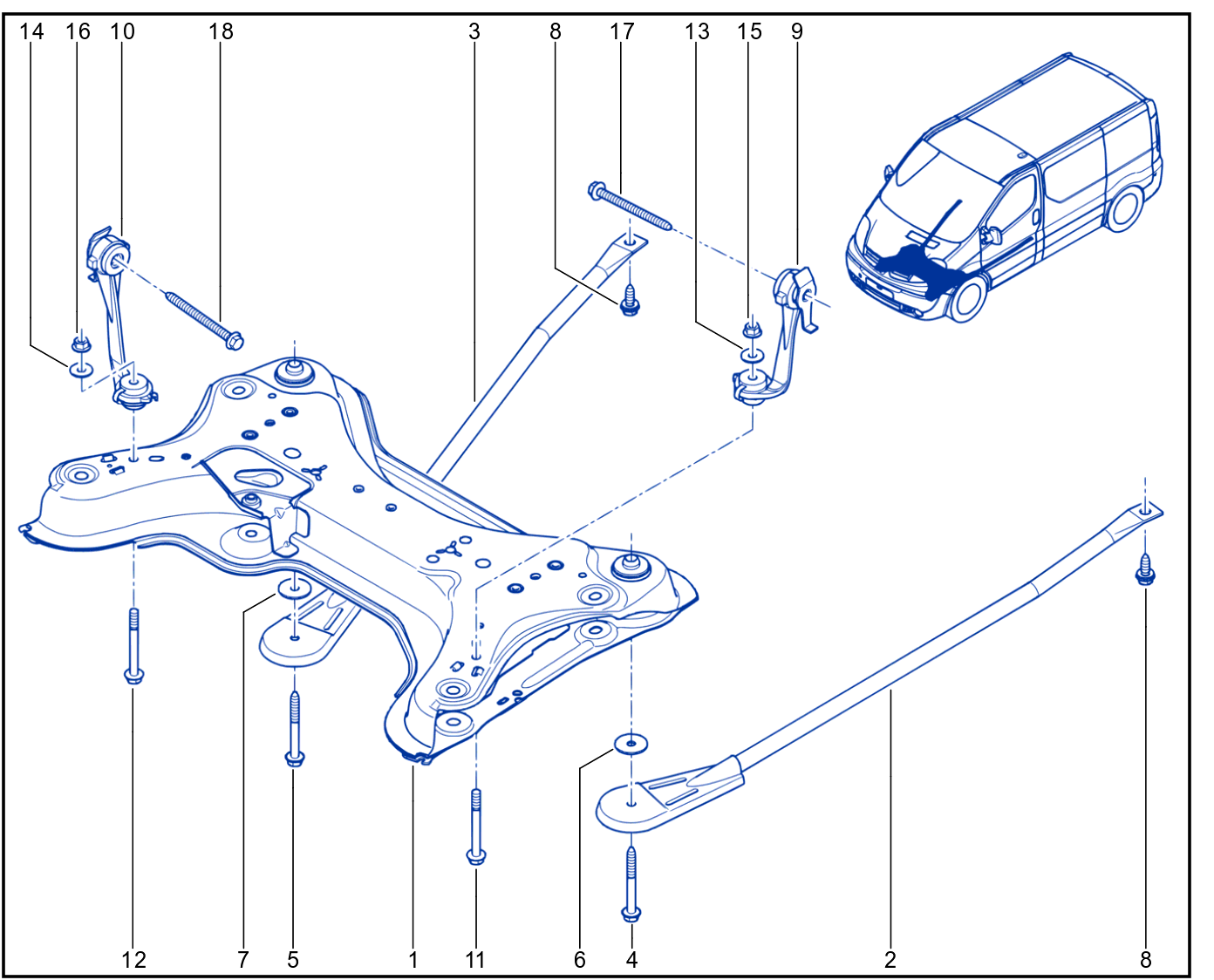 Front Axle Component - 01026733