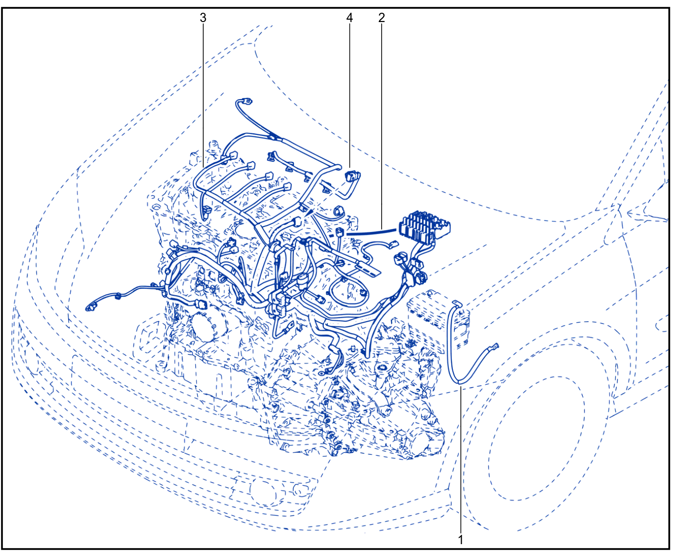 Wiring - Engine Components - 01026902