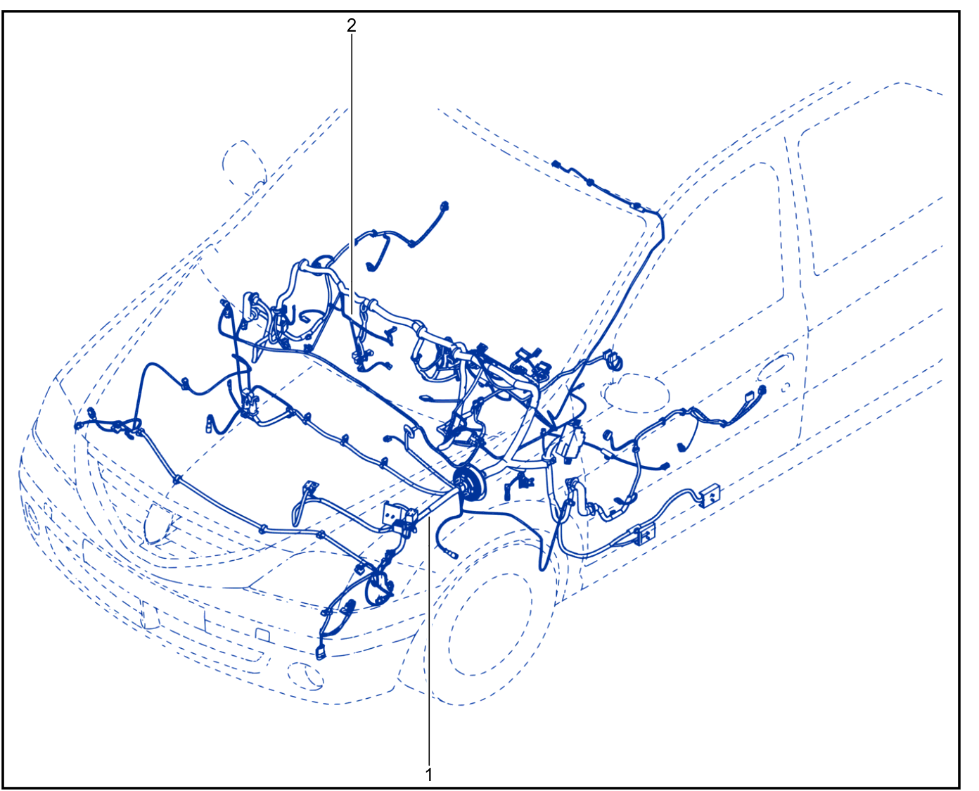 Wiring - Passenger Compartment Components - 01027386