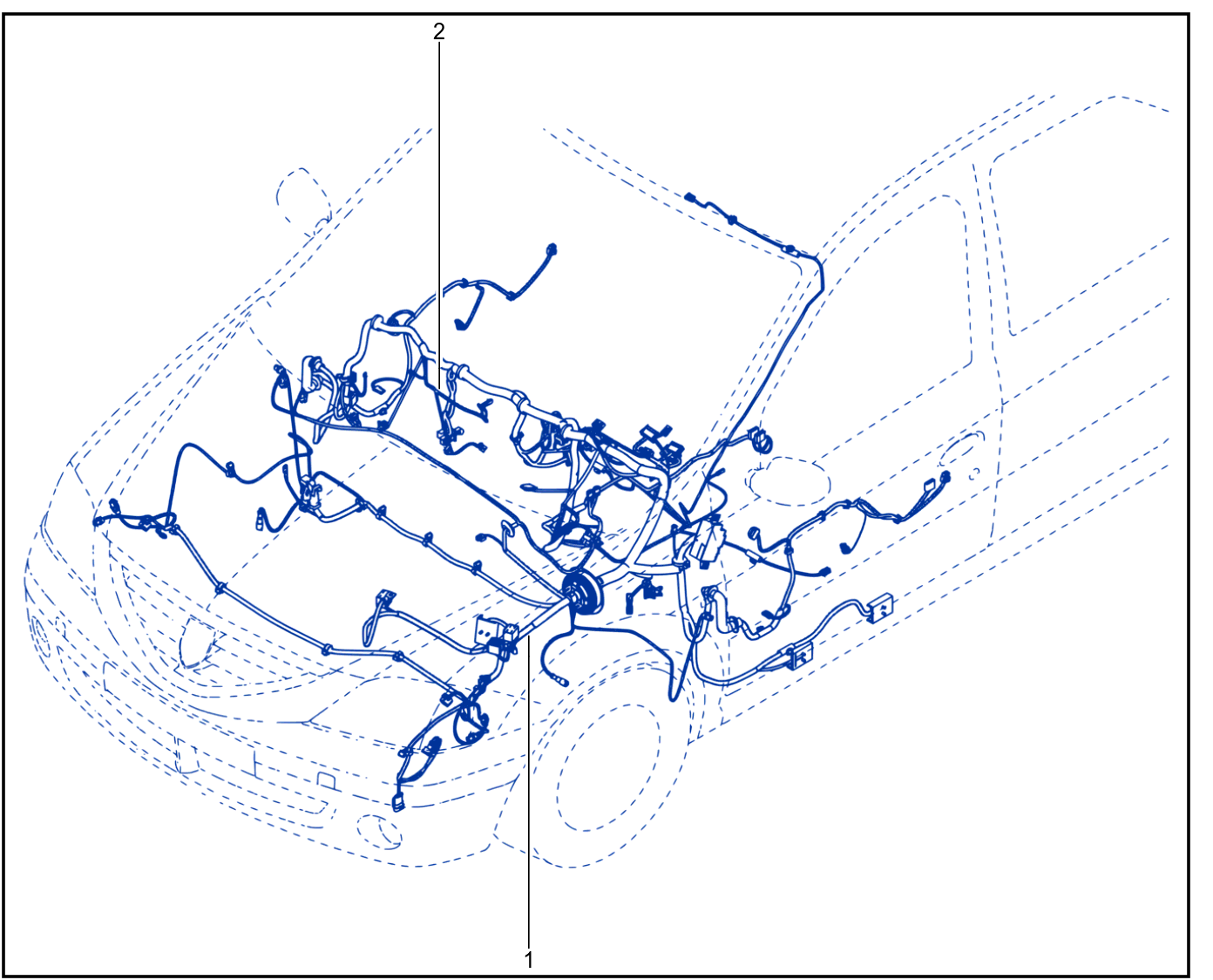 Wiring - Passenger Compartment Components - 01027387