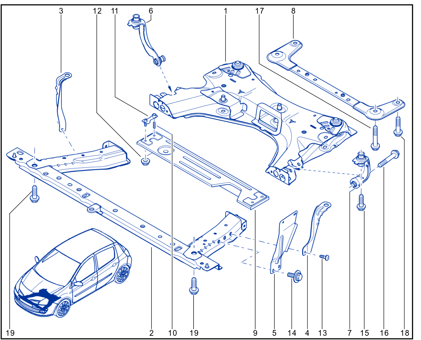 Front Axle Component - 01027400