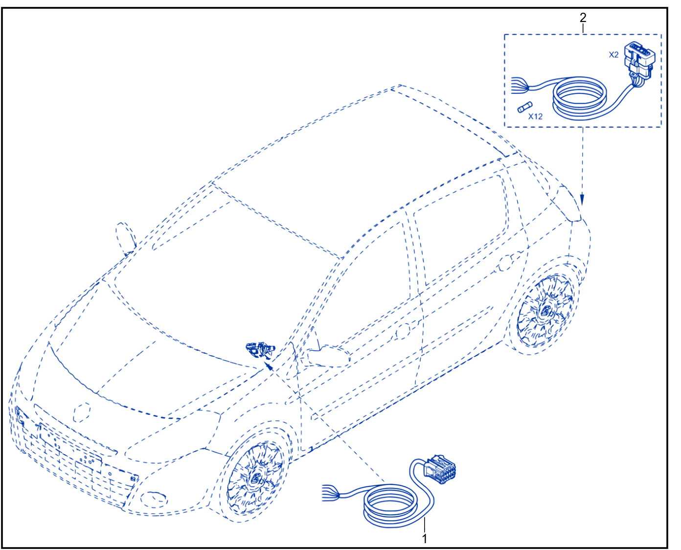 Wiring - Passenger Compartment Components - 01027553