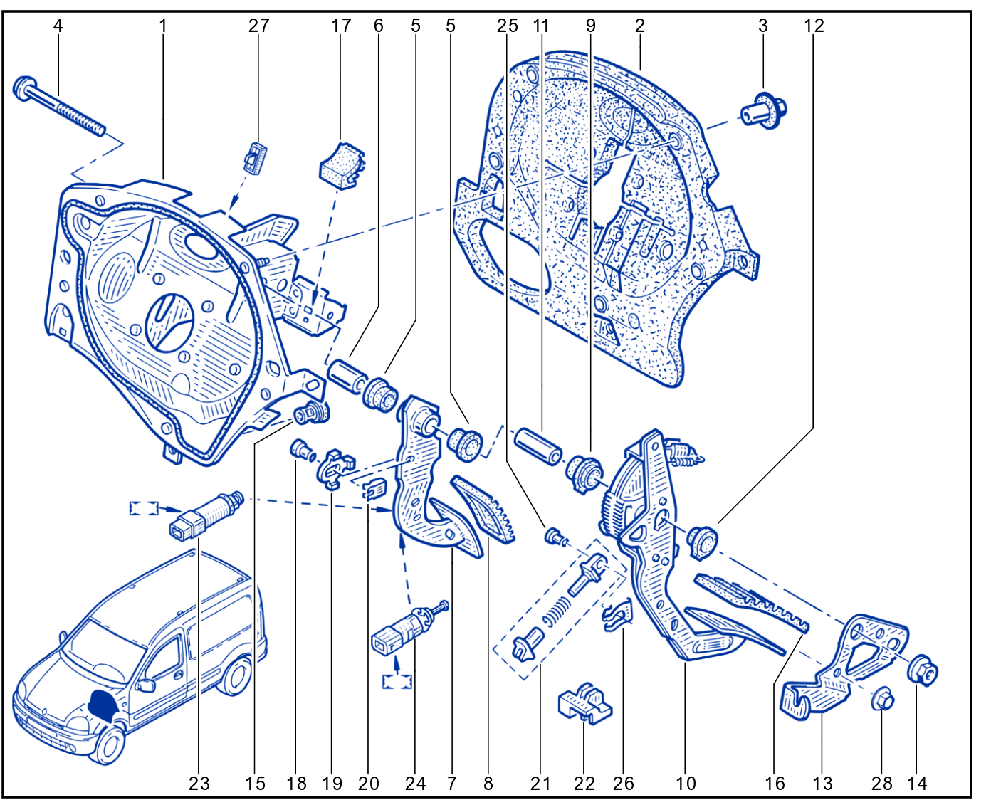 Pedal Assembly - 01027558