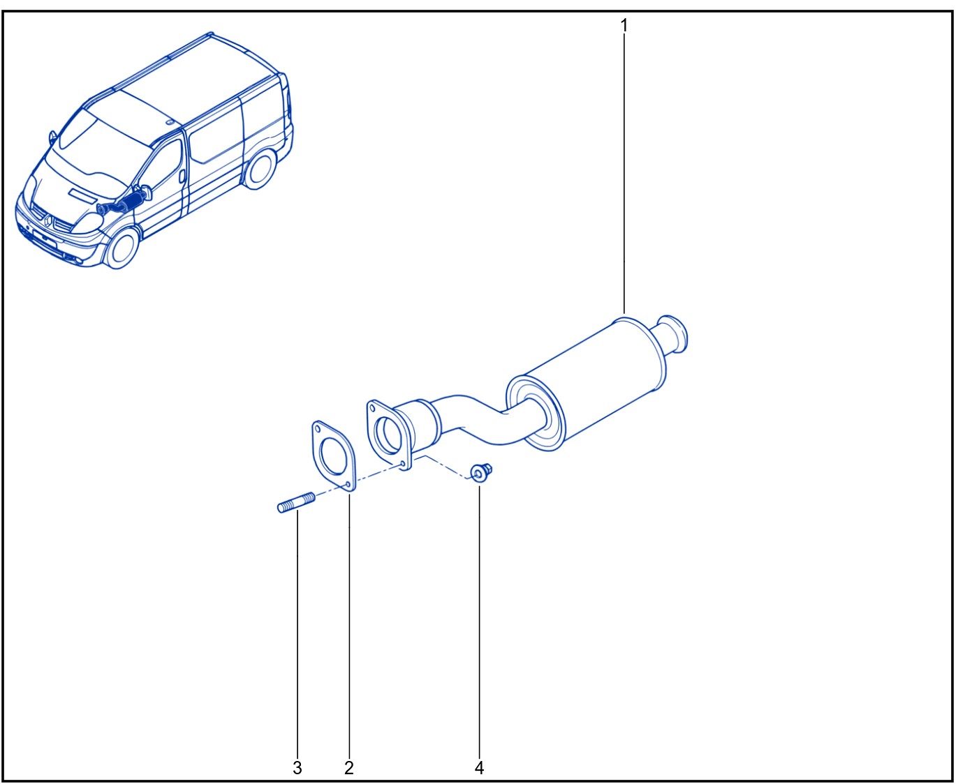 Exhaust Pipe - 01027721