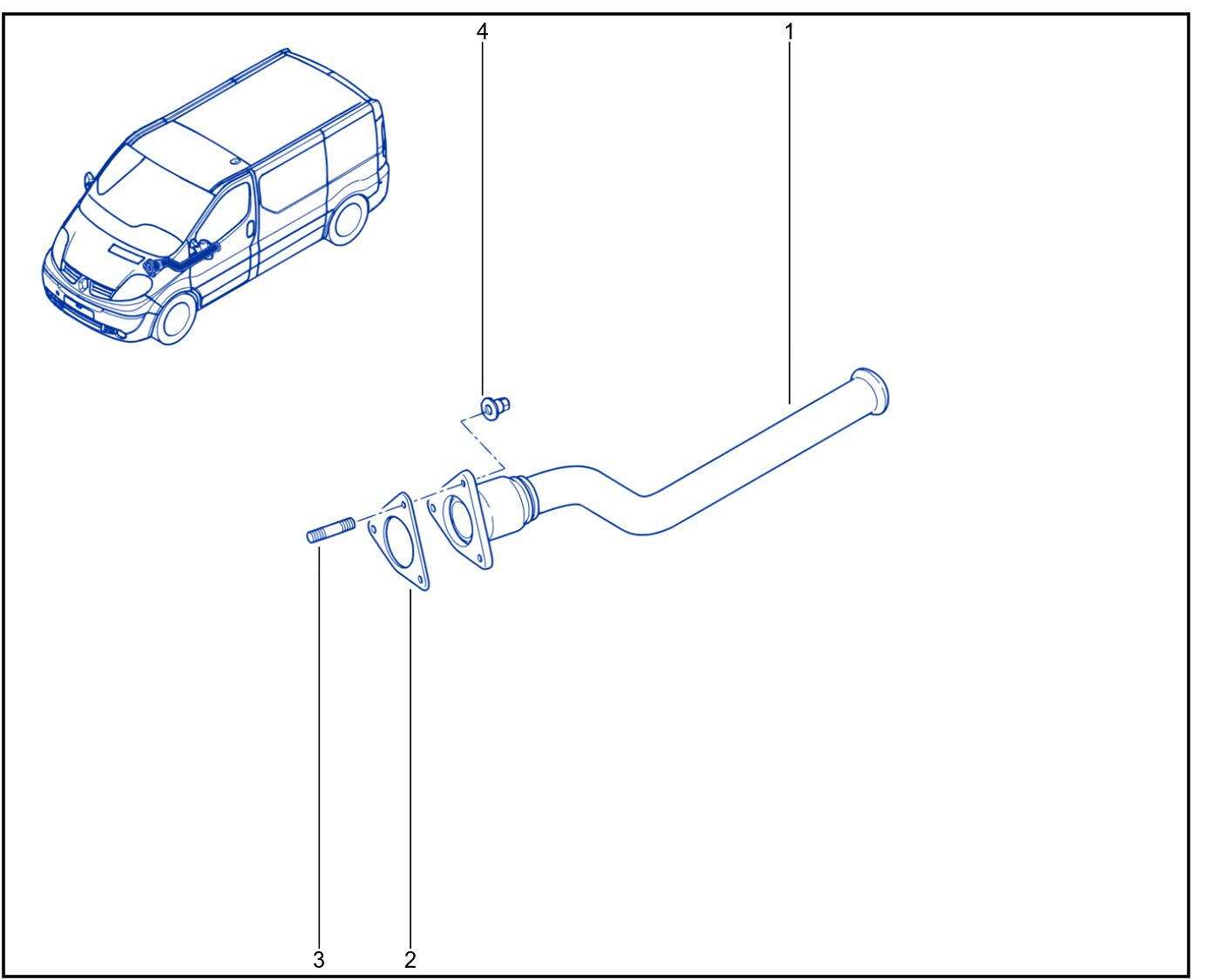 Exhaust Pipe - 01027725