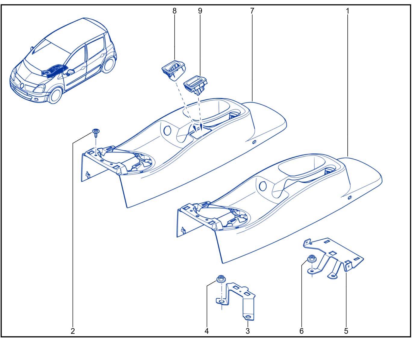 Centre Console - 01027804
