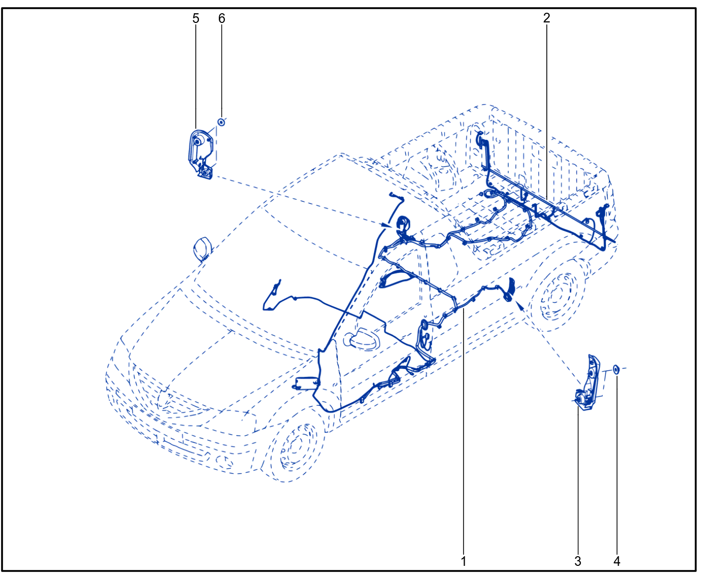 Wiring - Passenger Compartment Components - 01027820