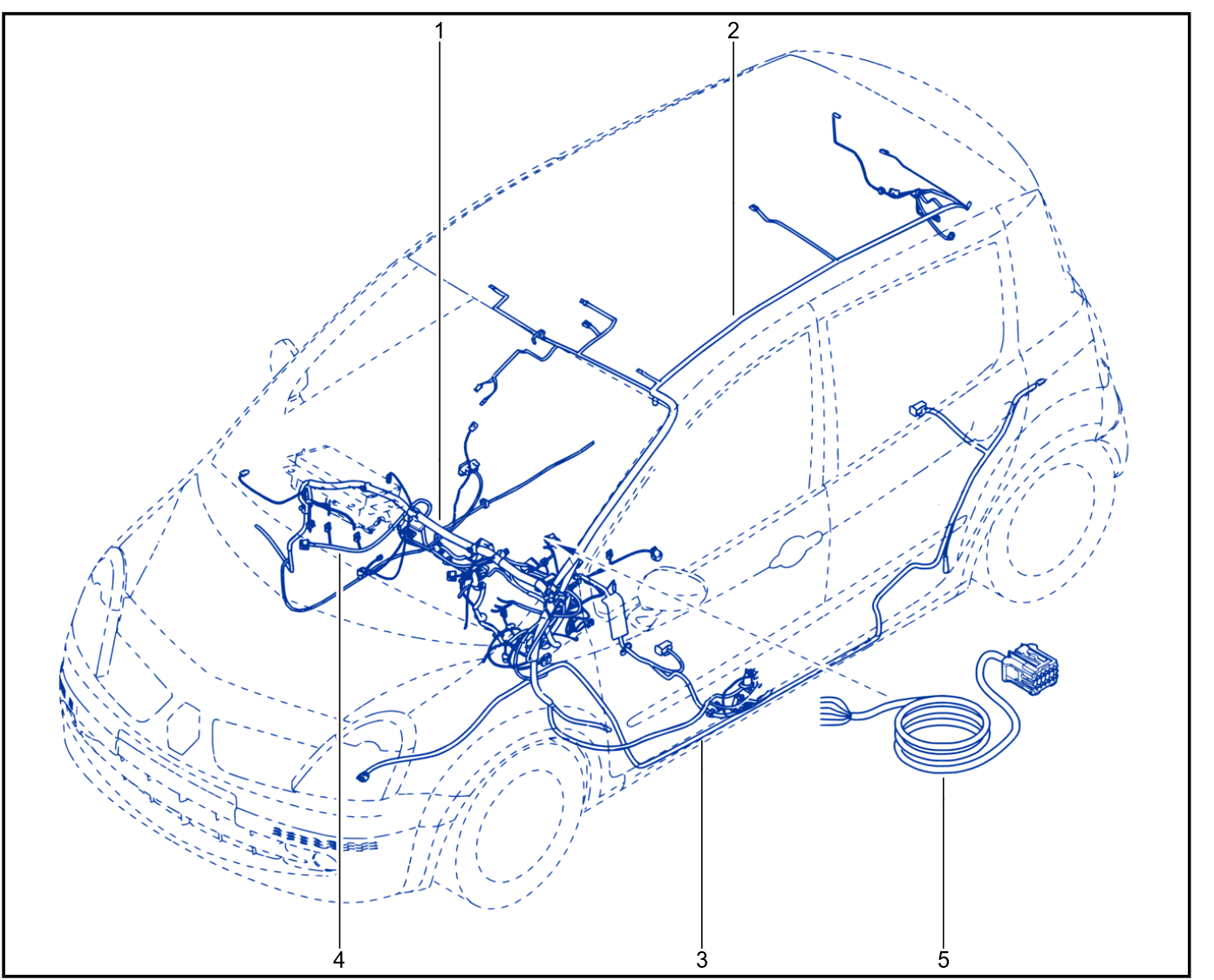 Wiring - Passenger Compartment Components - 01027998
