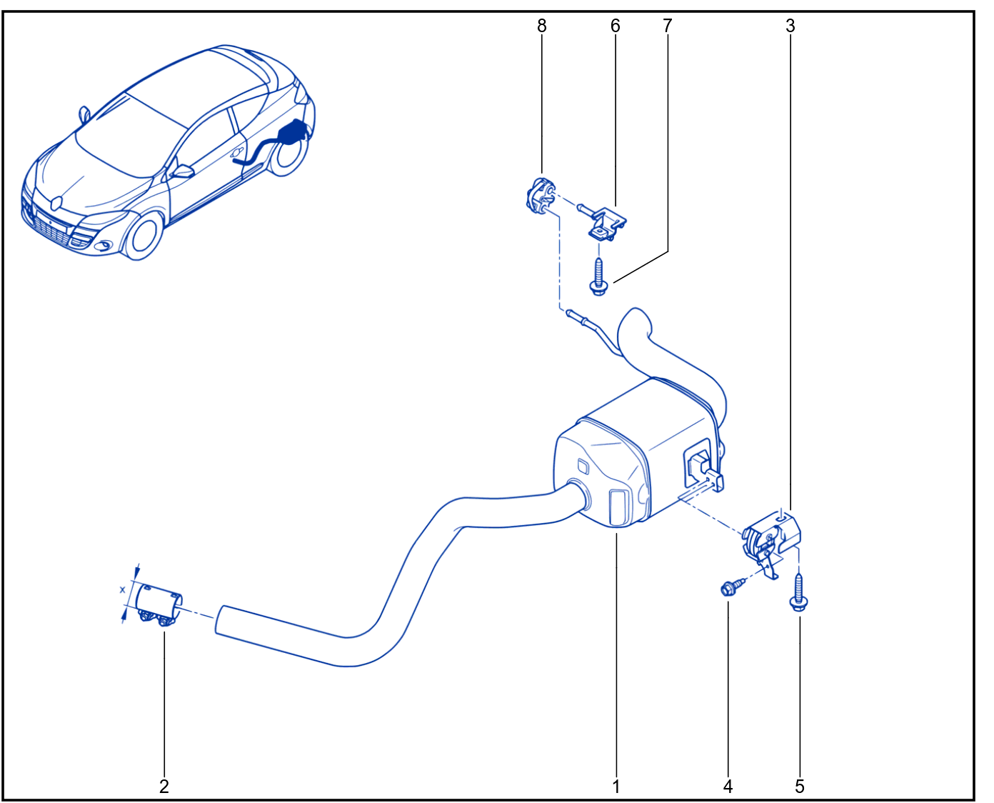 Exhaust Pipe - 01028090