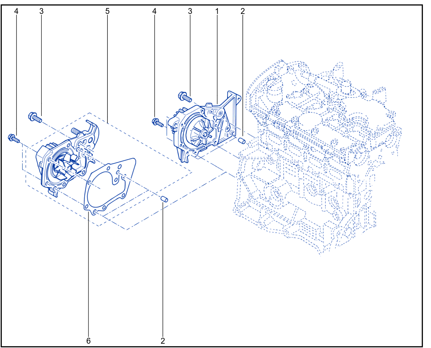 Water Pump - Coolant Unit - 01028232