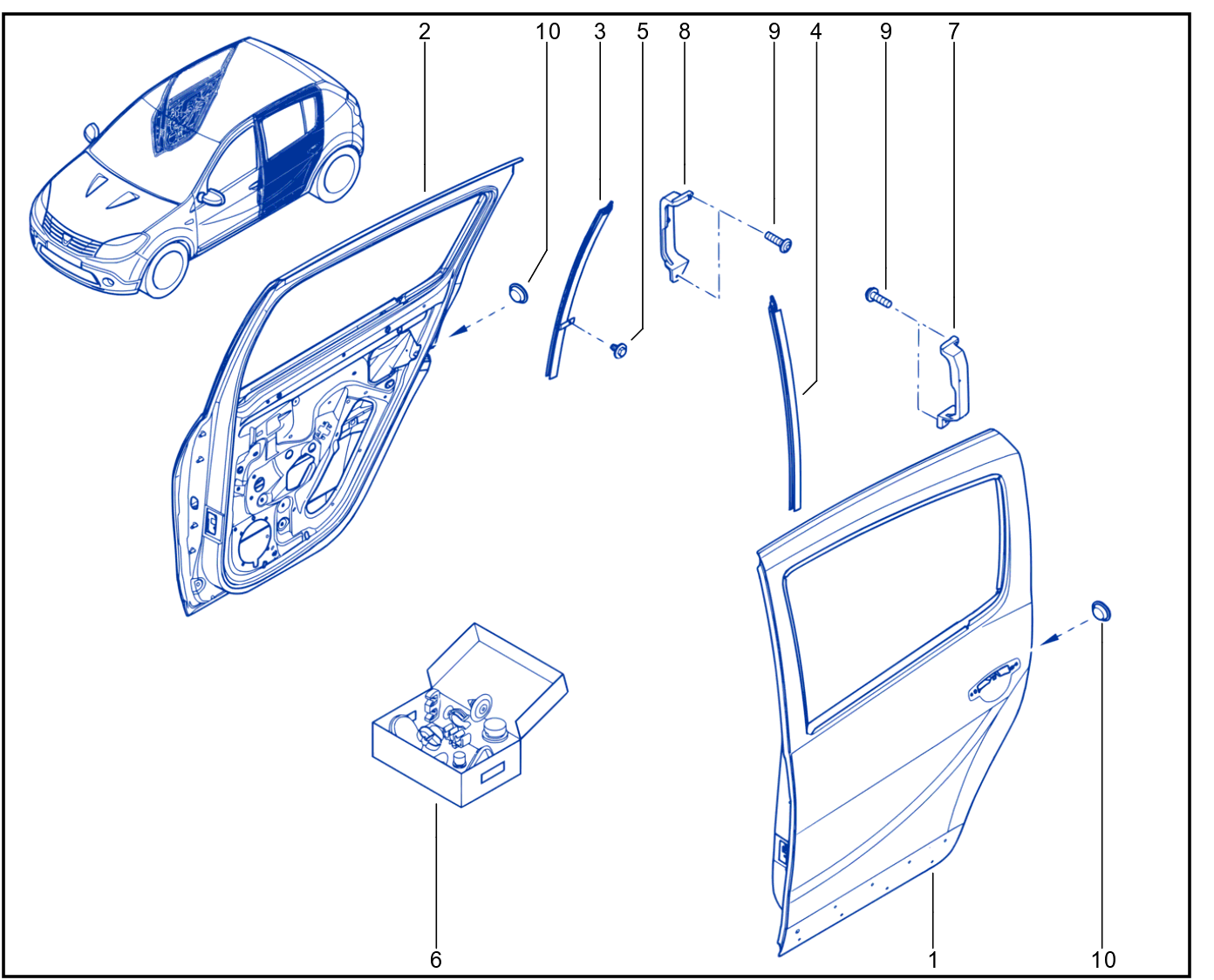 Side Opening Element Panelwork - 01028355