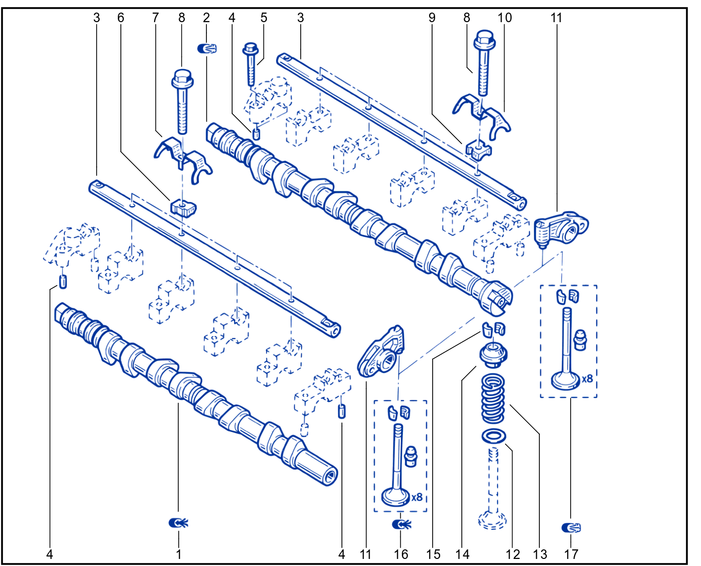 Timing - Camshaft - Valve - 01028519