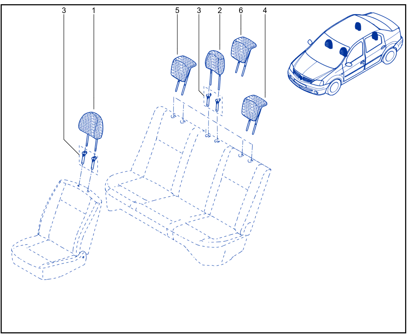 Headrest - 01028699