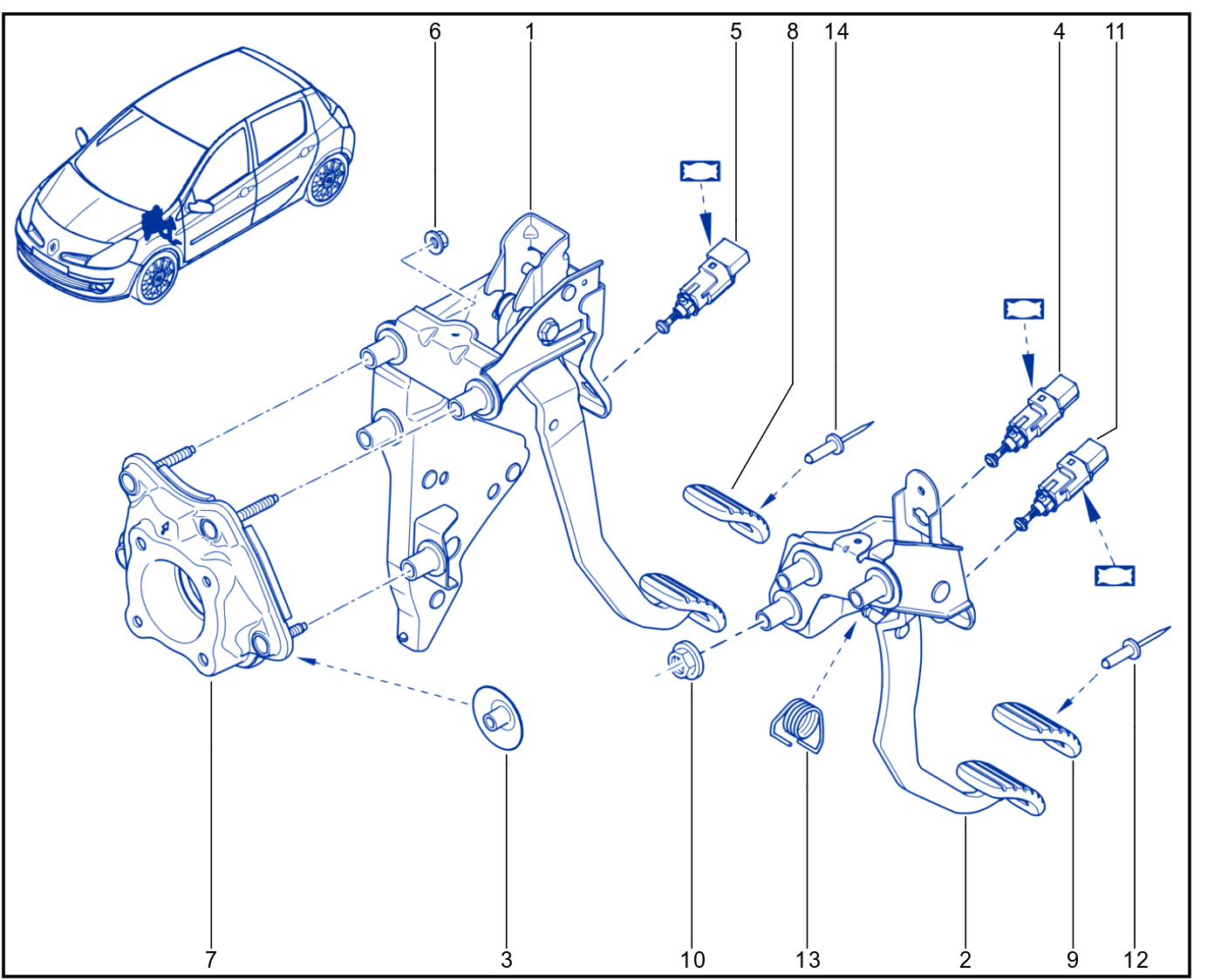 Pedal Assembly - 01028748
