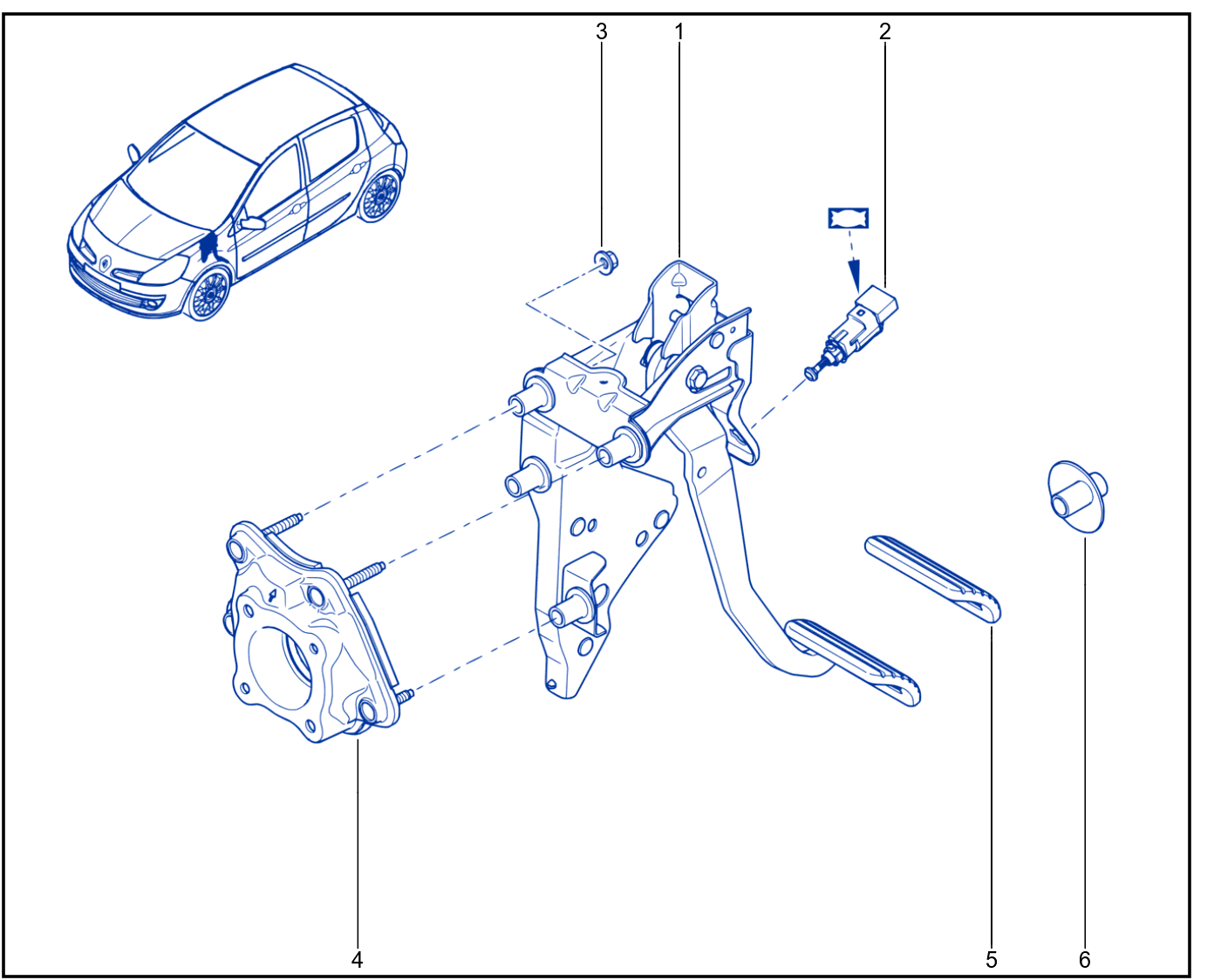 Pedal Assembly - 01028753