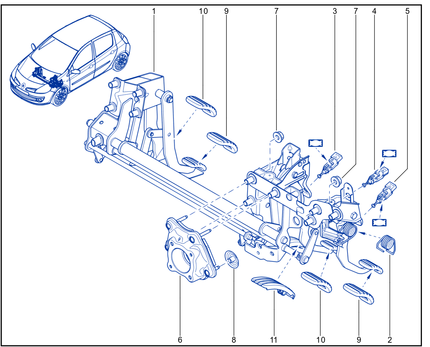 Pedal Assembly - 01028760