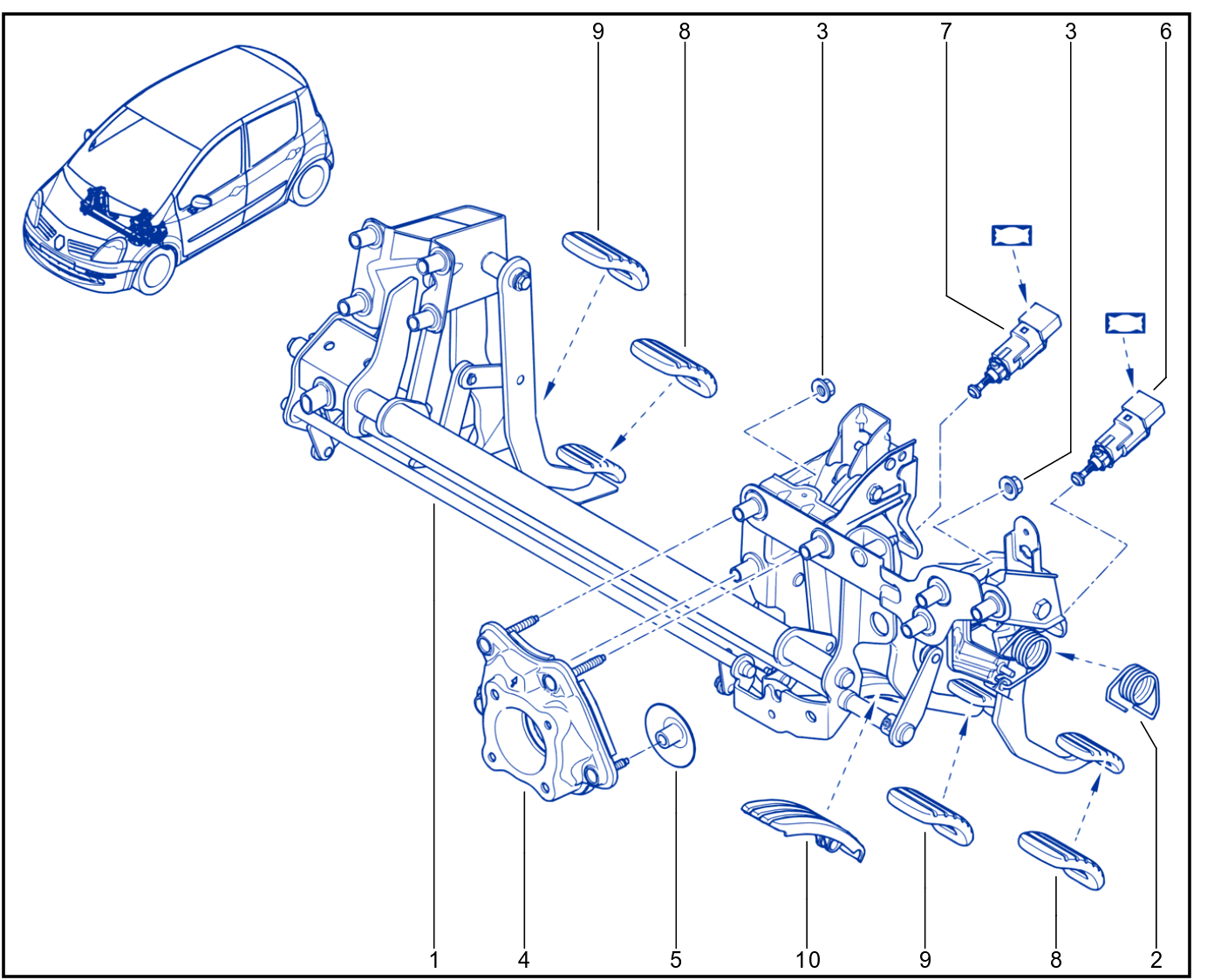 Pedal Assembly - 01028834