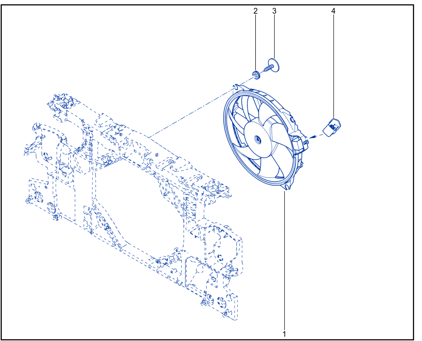 Radiator - Engine Cooling Fan - 01029214