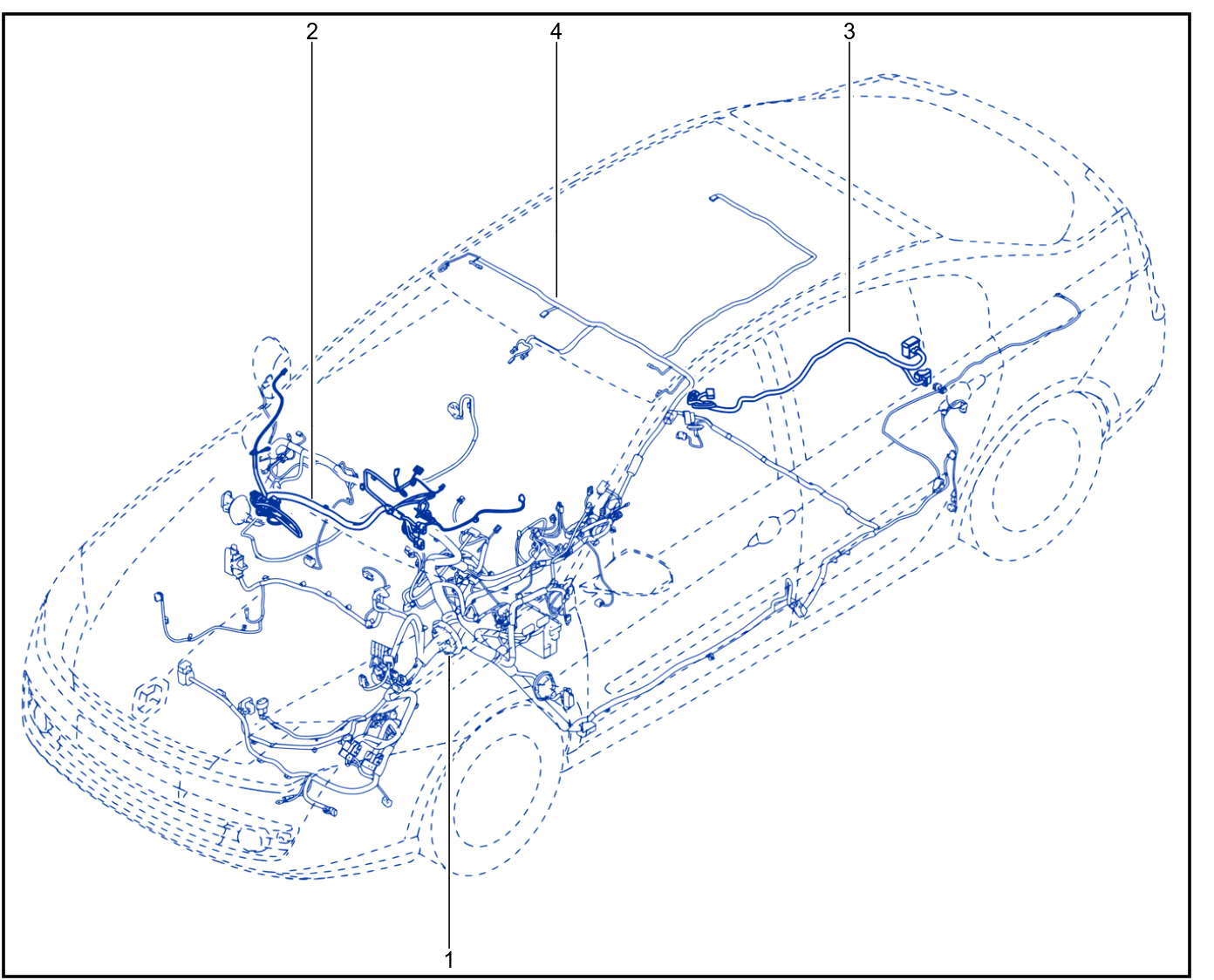 Wiring - Passenger Compartment Components - 01029342