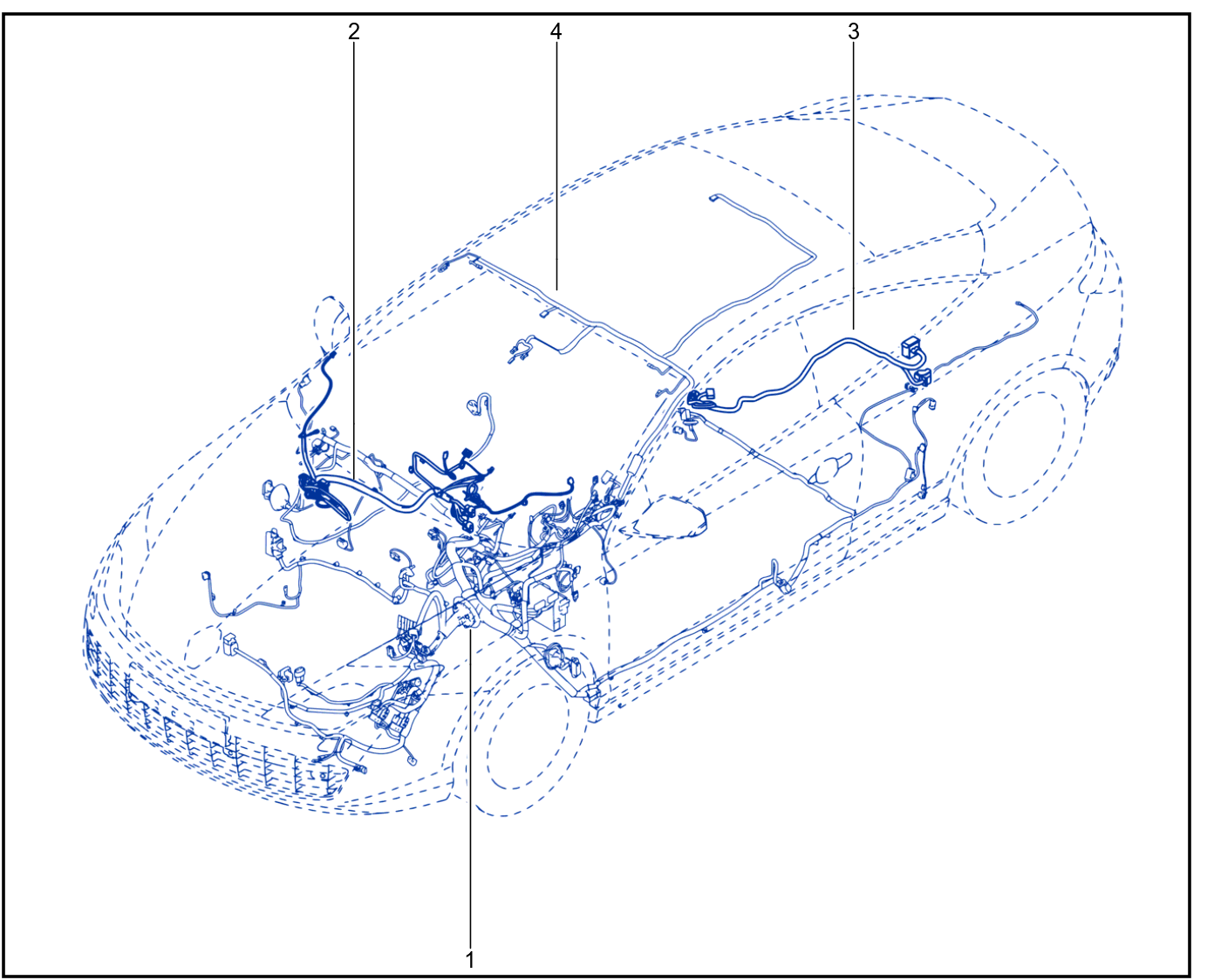 Wiring - Passenger Compartment Components - 01029347