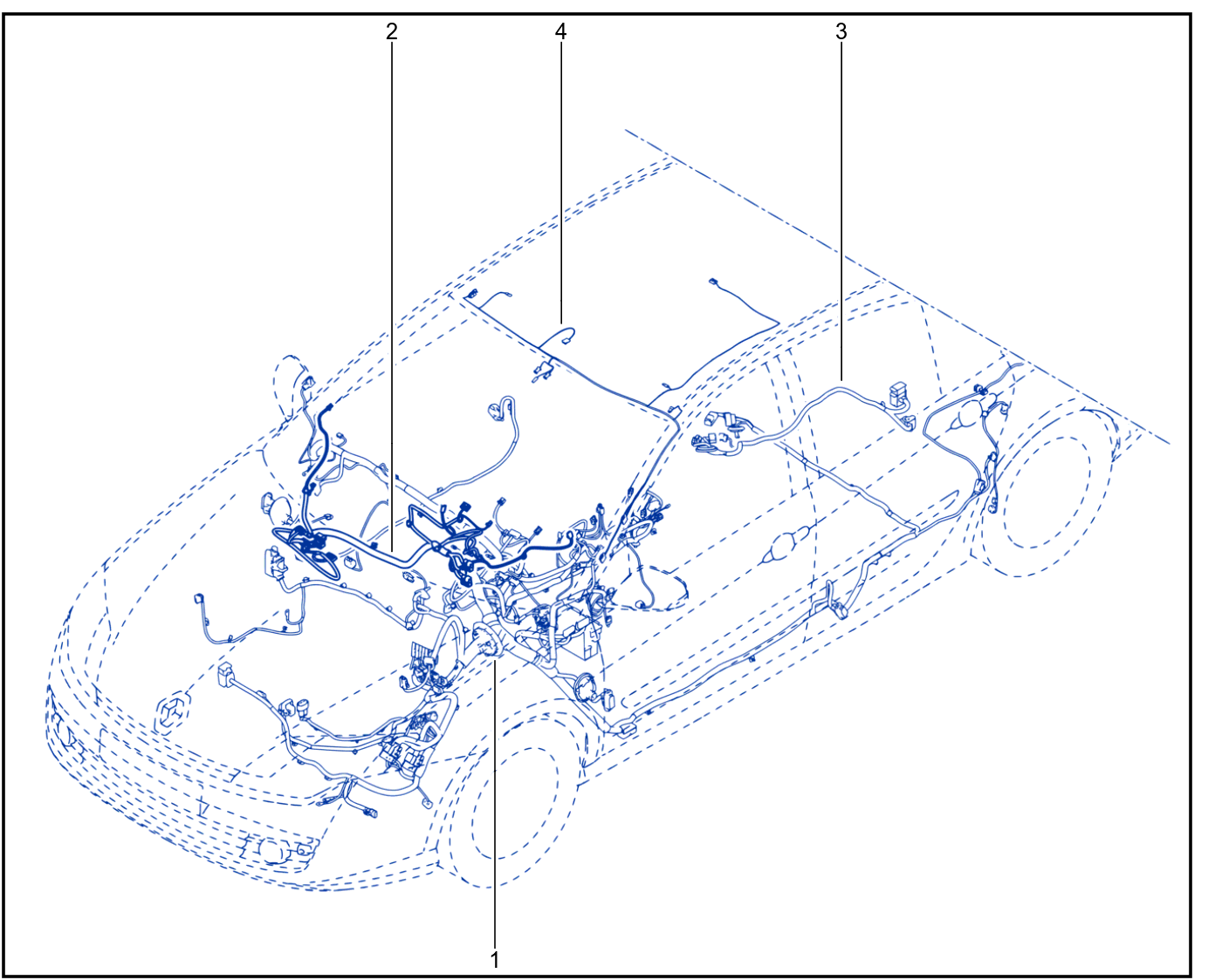 Wiring - Passenger Compartment Components - 01029348