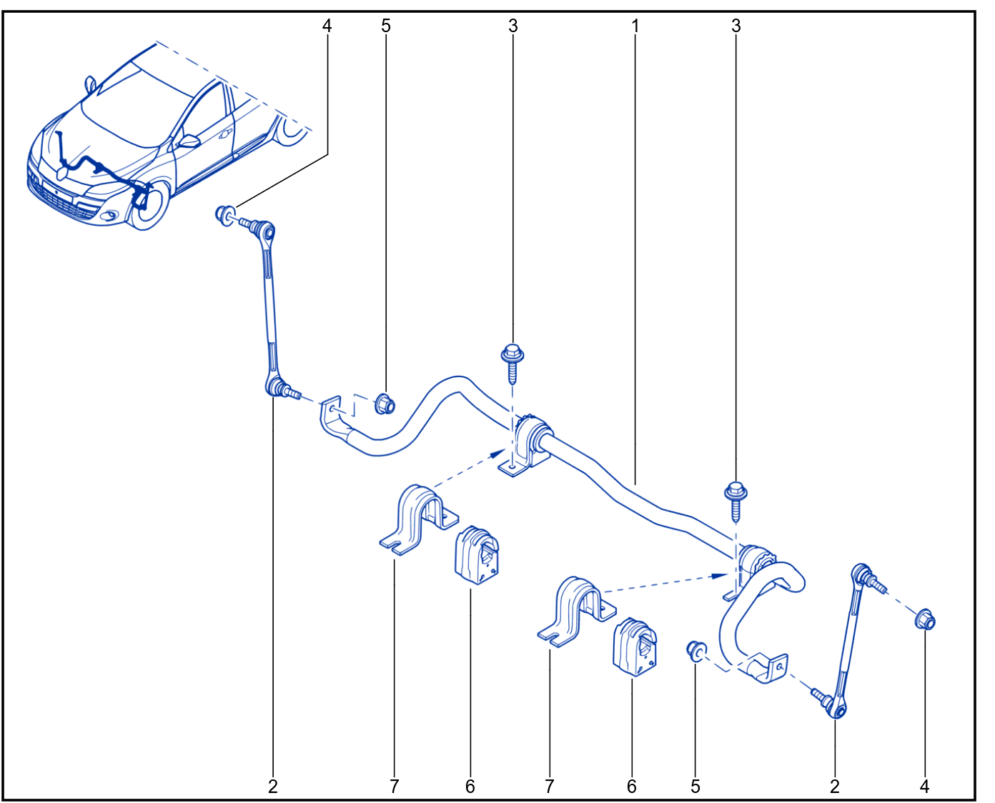 Front Anti-Roll Bar - 01029358
