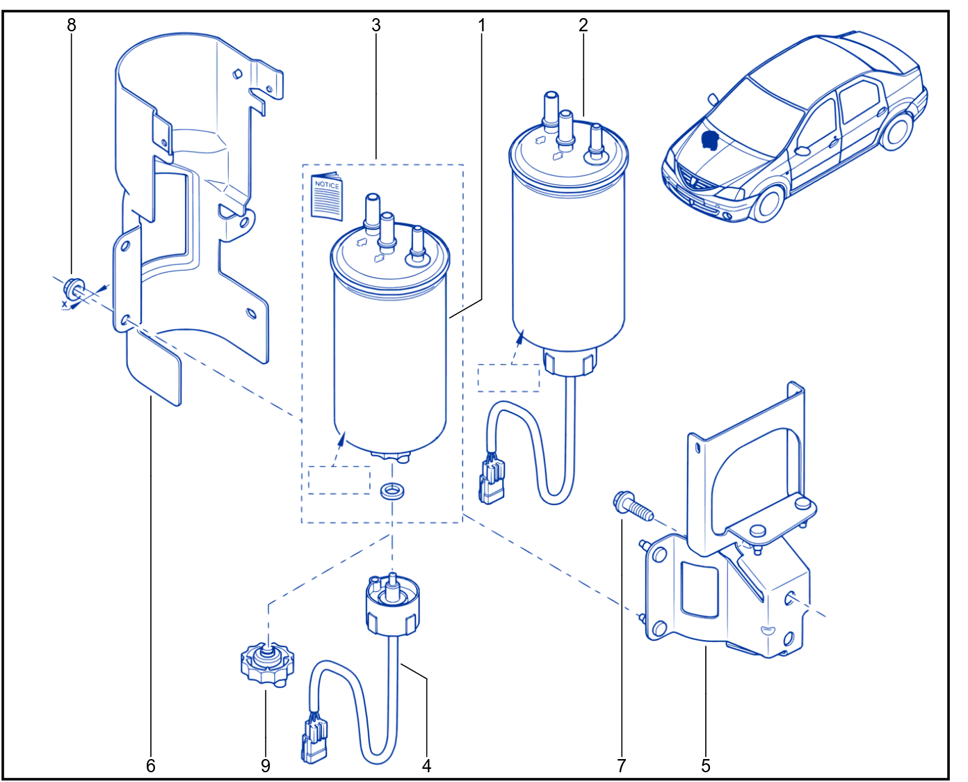 Fuel Filter - 01029812