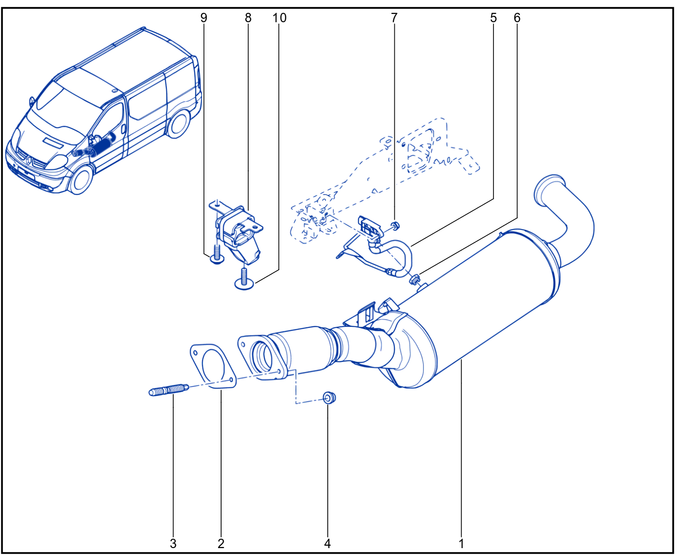 Exhaust Pipe - 01030150