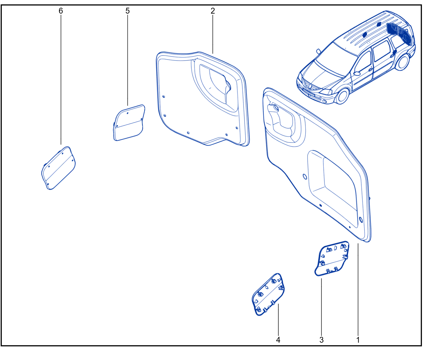 Luggage Compartment Trim - 01030217
