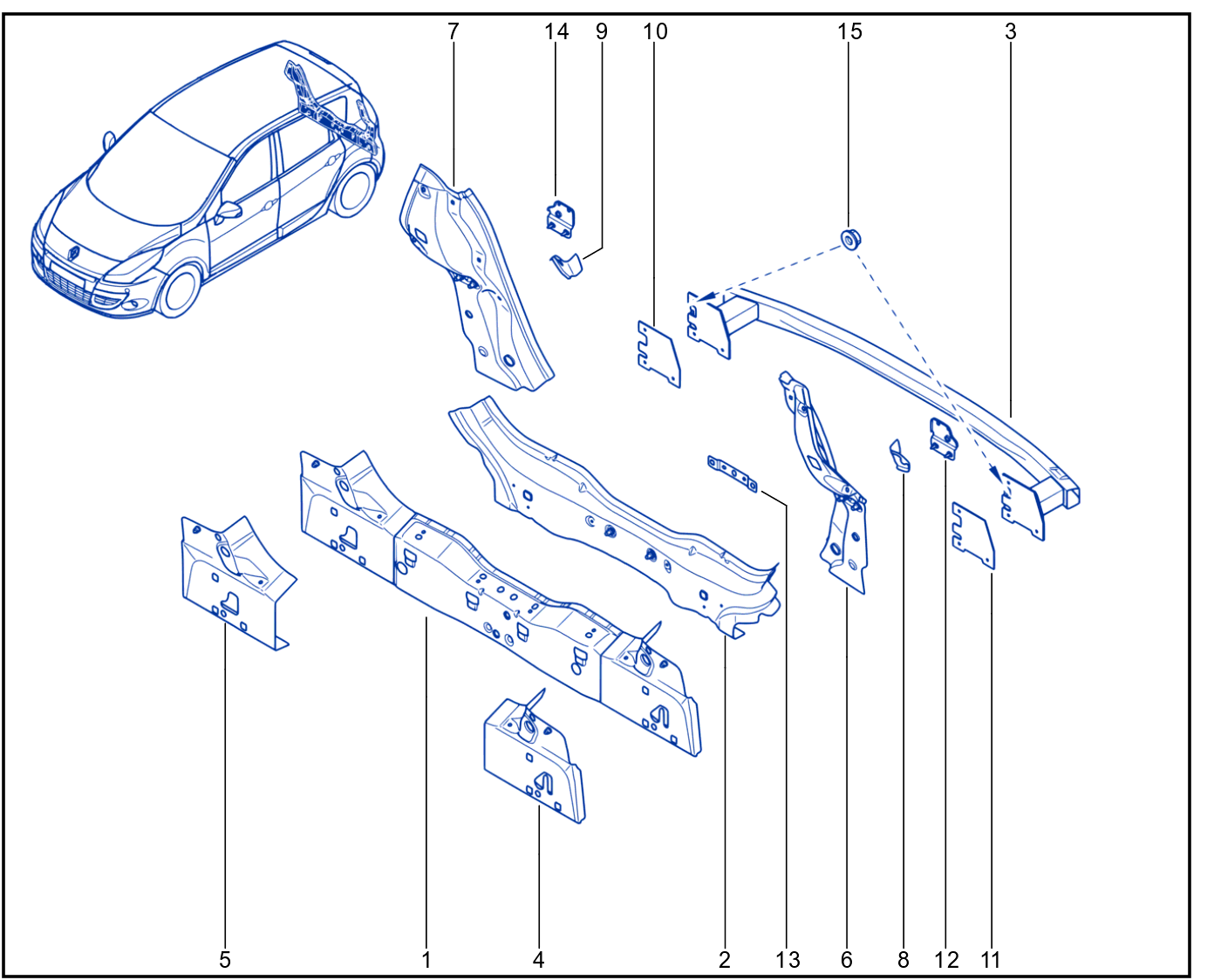 Rear End Panel - 01030266
