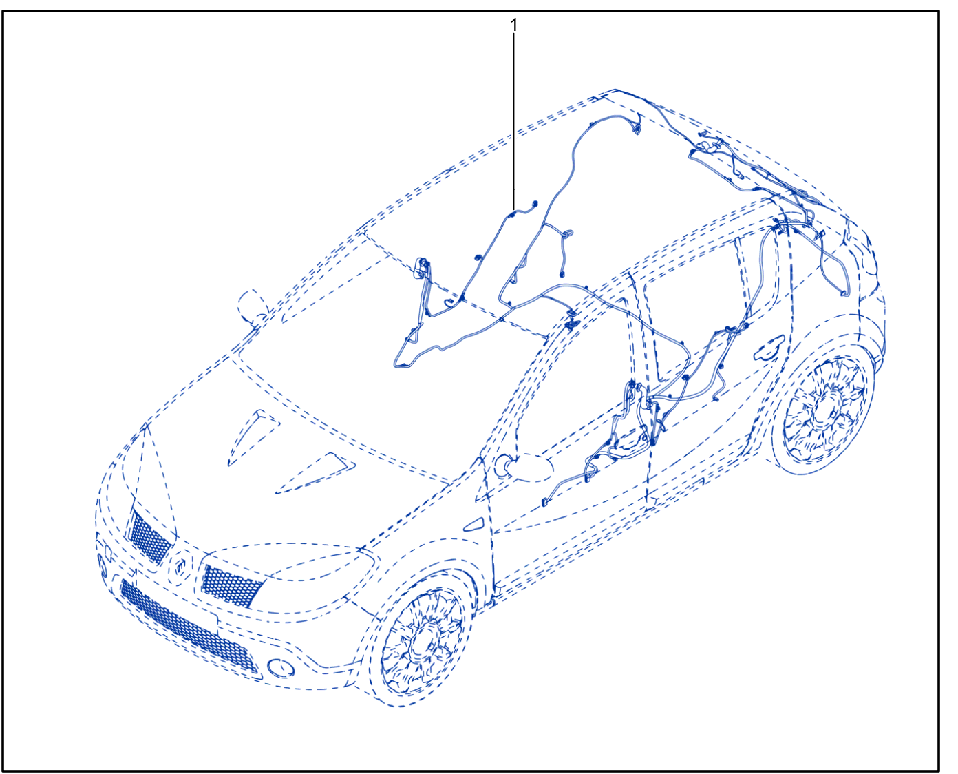 Wiring - Passenger Compartment Components - 01030295