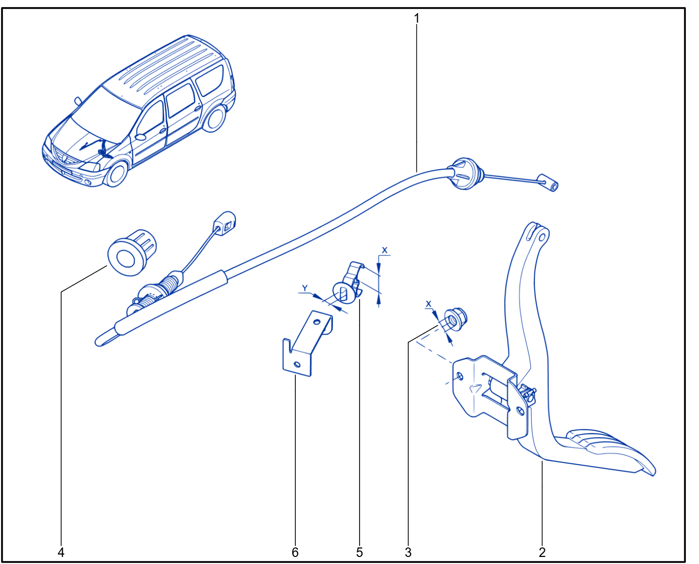 Pedal Assembly - 01030351