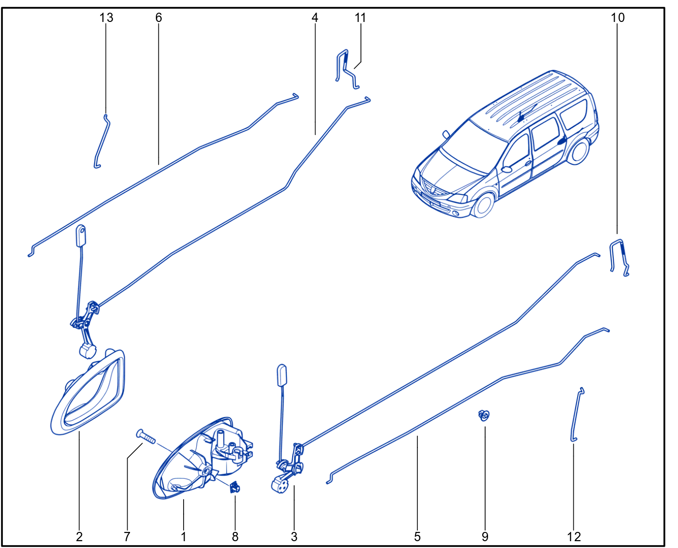 Internal Opening Element Control - 01030651