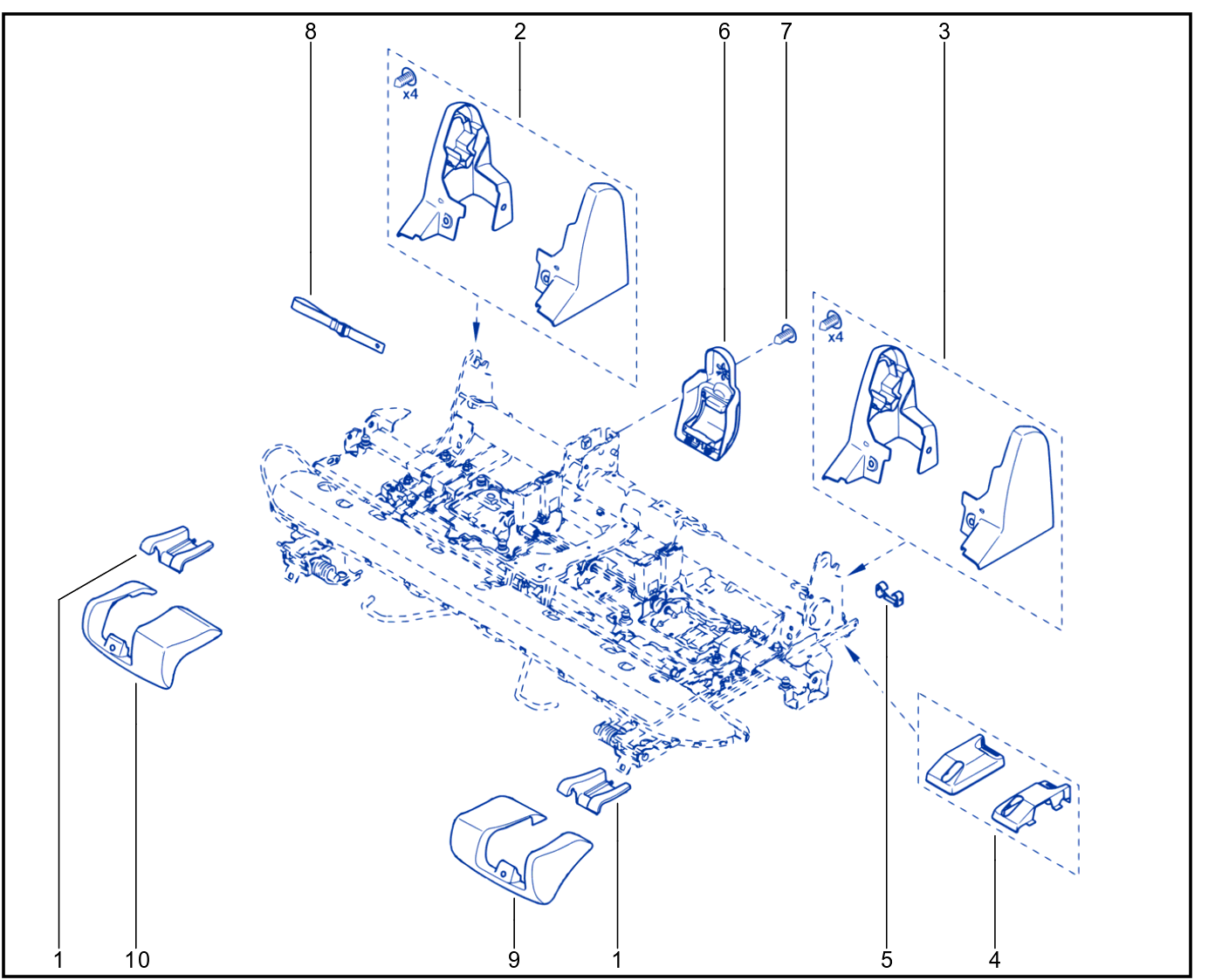 Housing - Switch - Wiring - 01030798